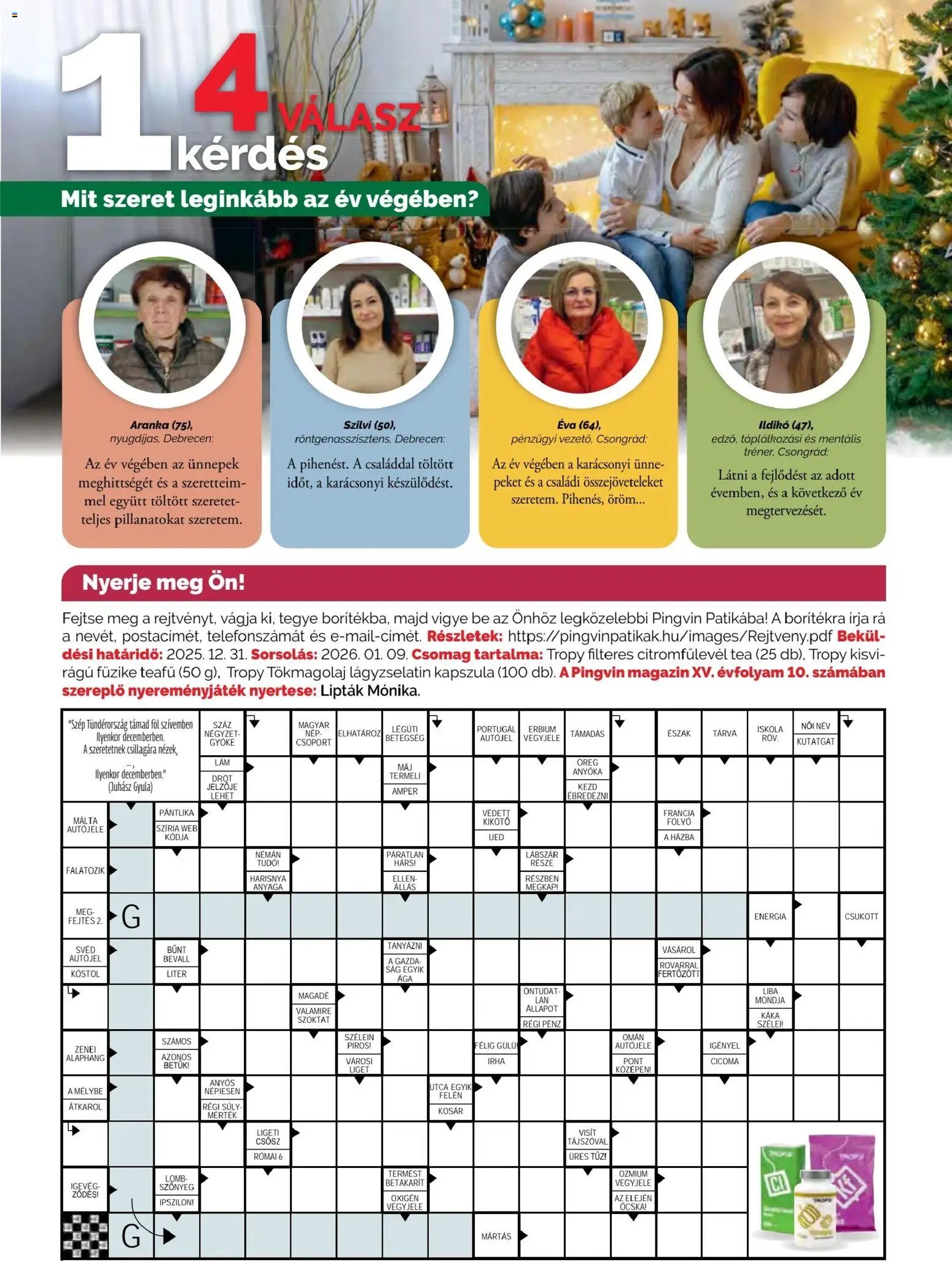 Pingvin Patika újság 2025.12.01. Pingvin Magazin (2025-12-01 - 2025-12-31)