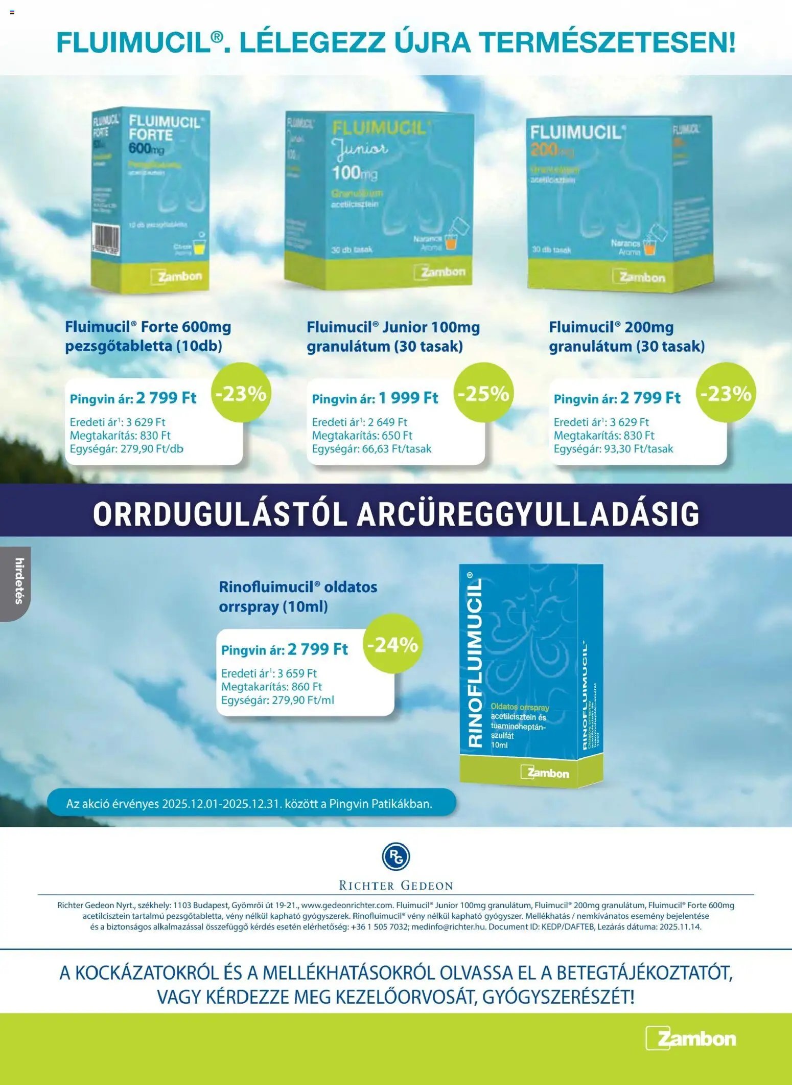 Pingvin Patika újság 2025.12.01. Pingvin Magazin (2025-12-01 - 2025-12-31)