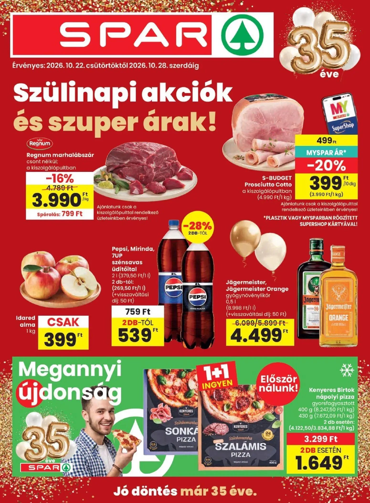 Spar akciós újság 2026.10.22. - lapozható formában szórólap ✳️