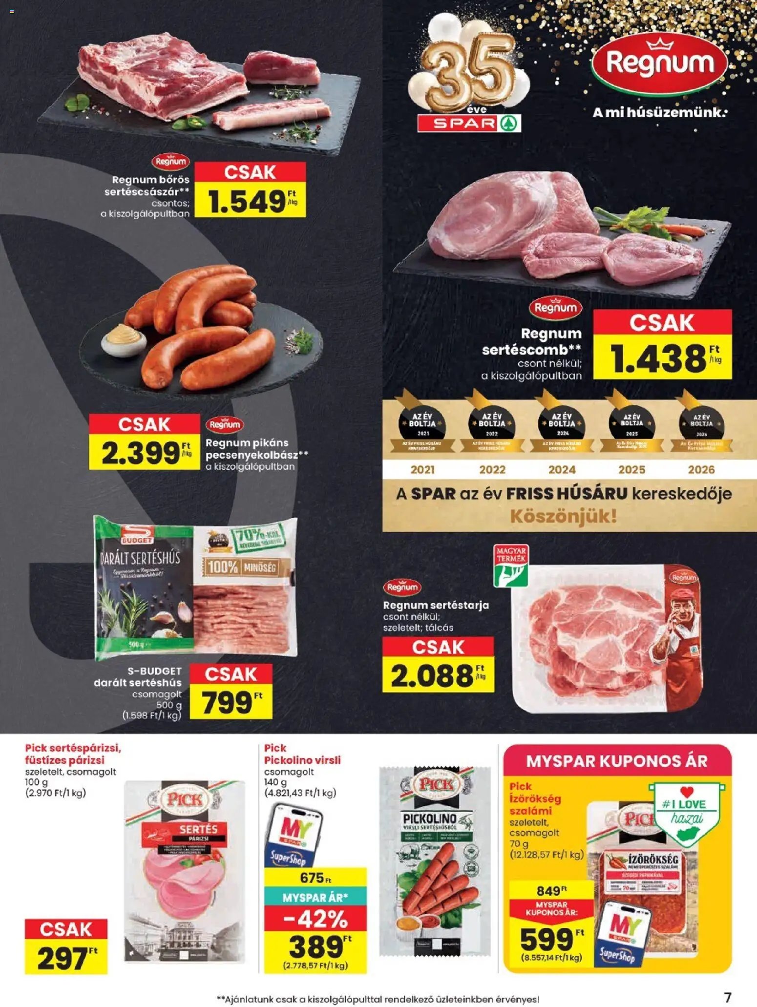 Spar akciós újság 2026.10.22. - lapozható formában szórólap ✳️