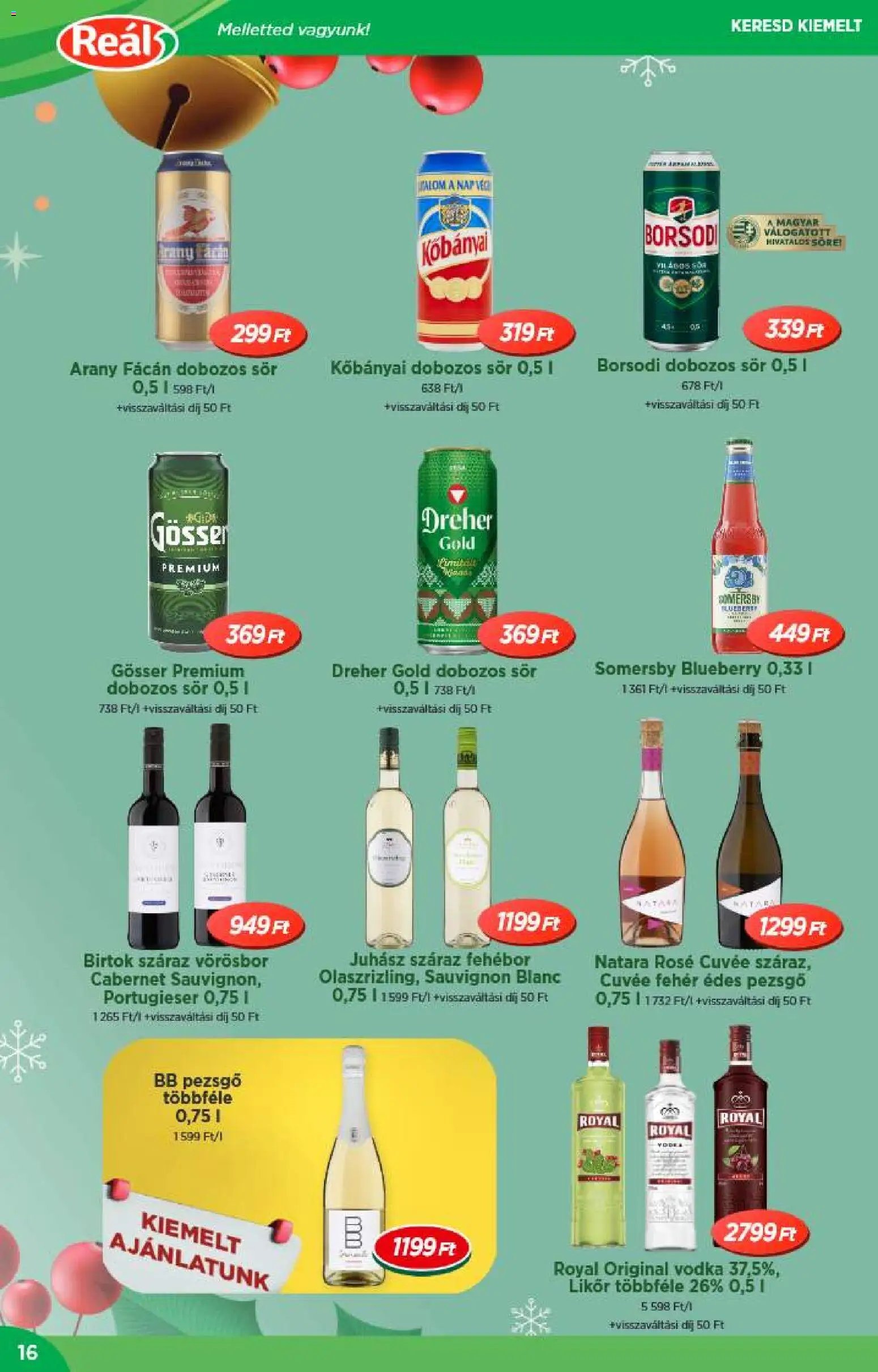 Reál újság 2025.12.10. Akciós újság Reál (2025-12-10 - 2025-12-31)