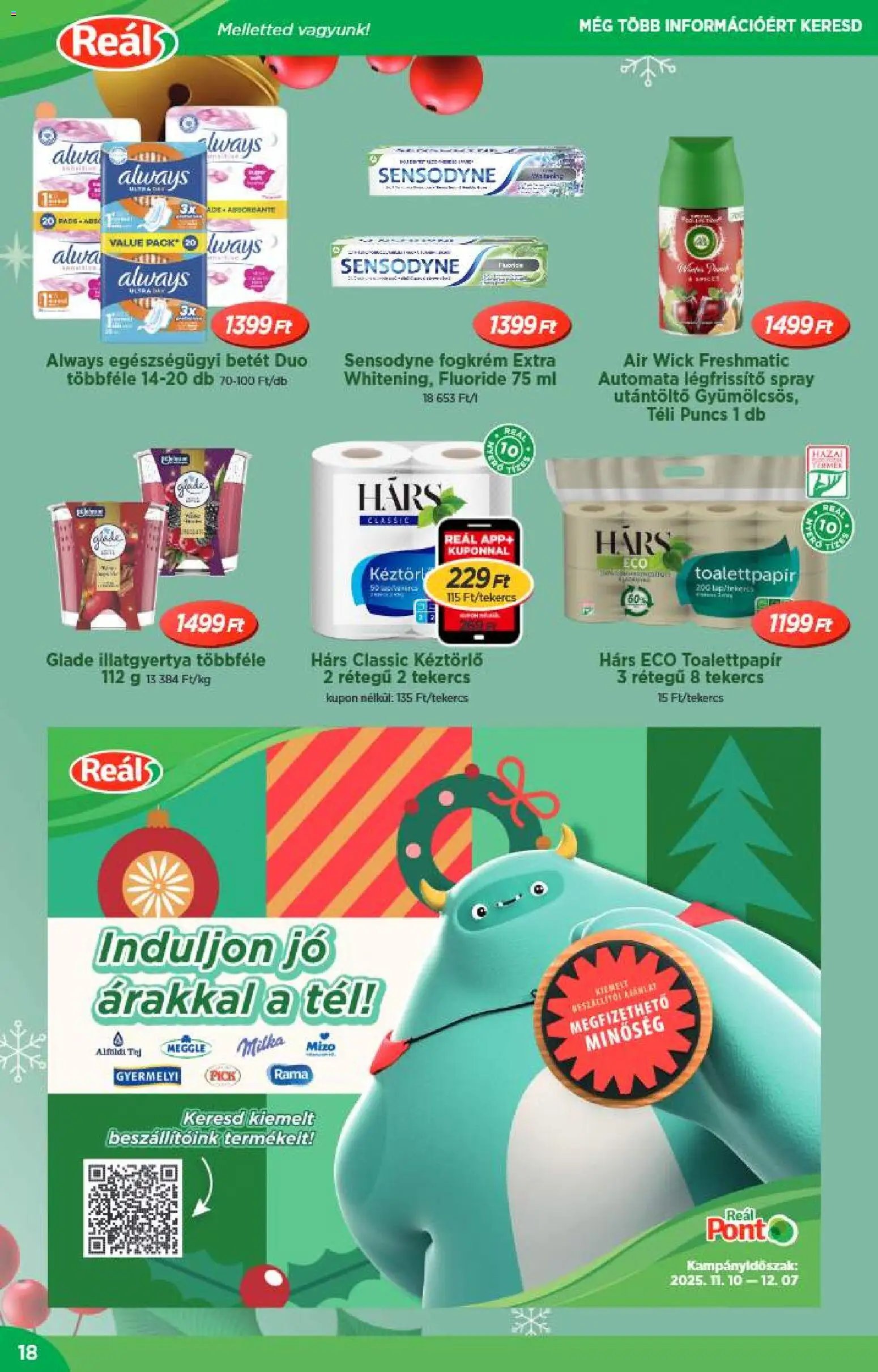Reál újság 2025.12.10. Akciós újság Reál (2025-12-10 - 2025-12-31)