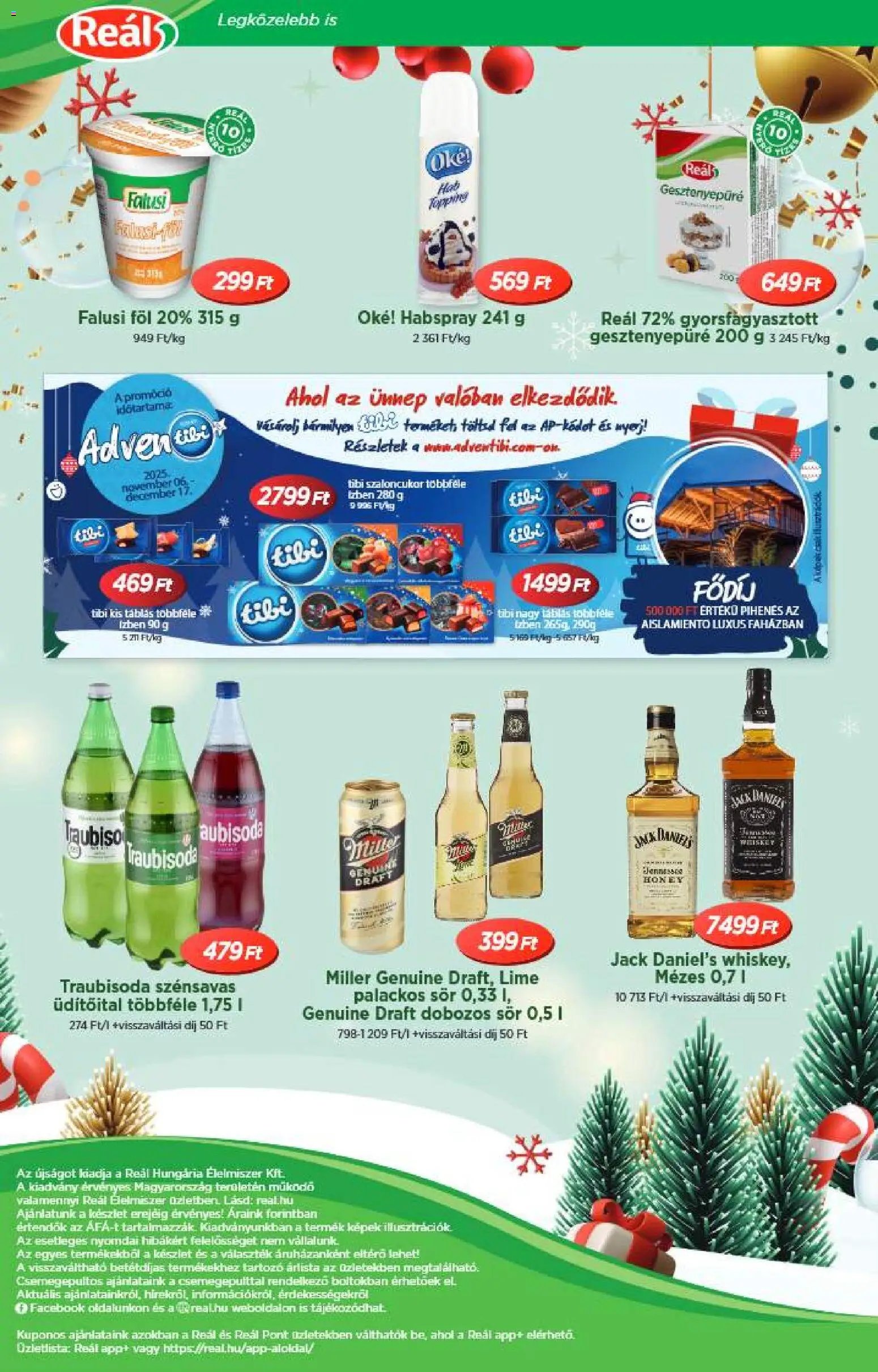 Reál újság 2025.12.10. Akciós újság Reál (2025-12-10 - 2025-12-31)
