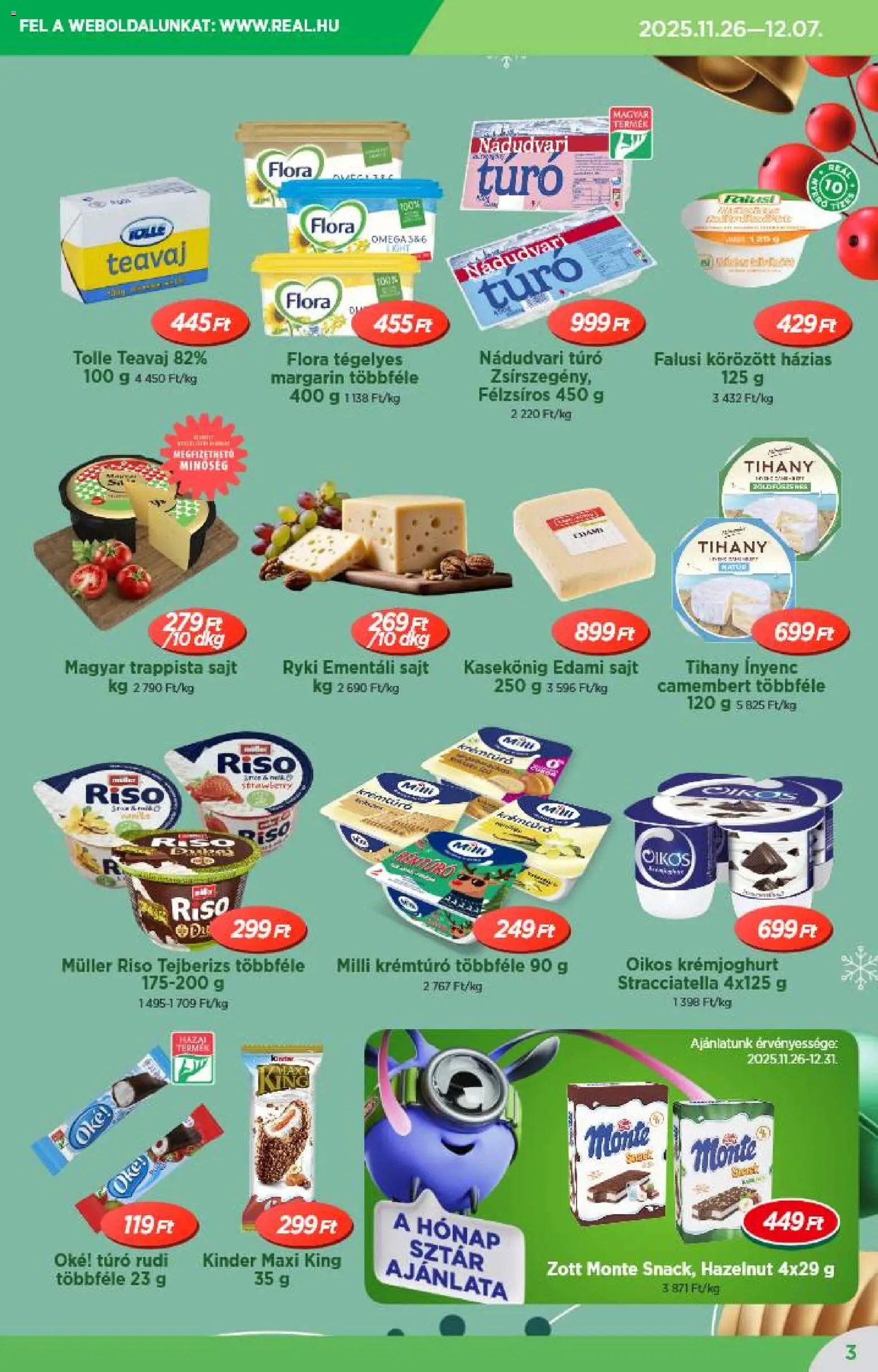 Reál újság 2025.12.10. Akciós újság Reál (2025-12-10 - 2025-12-31)