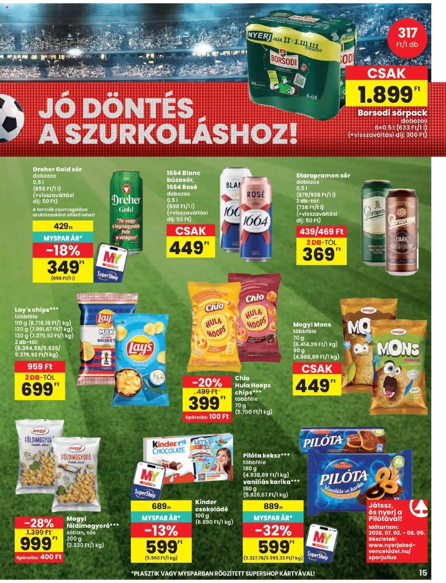 Spar újság 2026.07.09. Spar akciós újság
