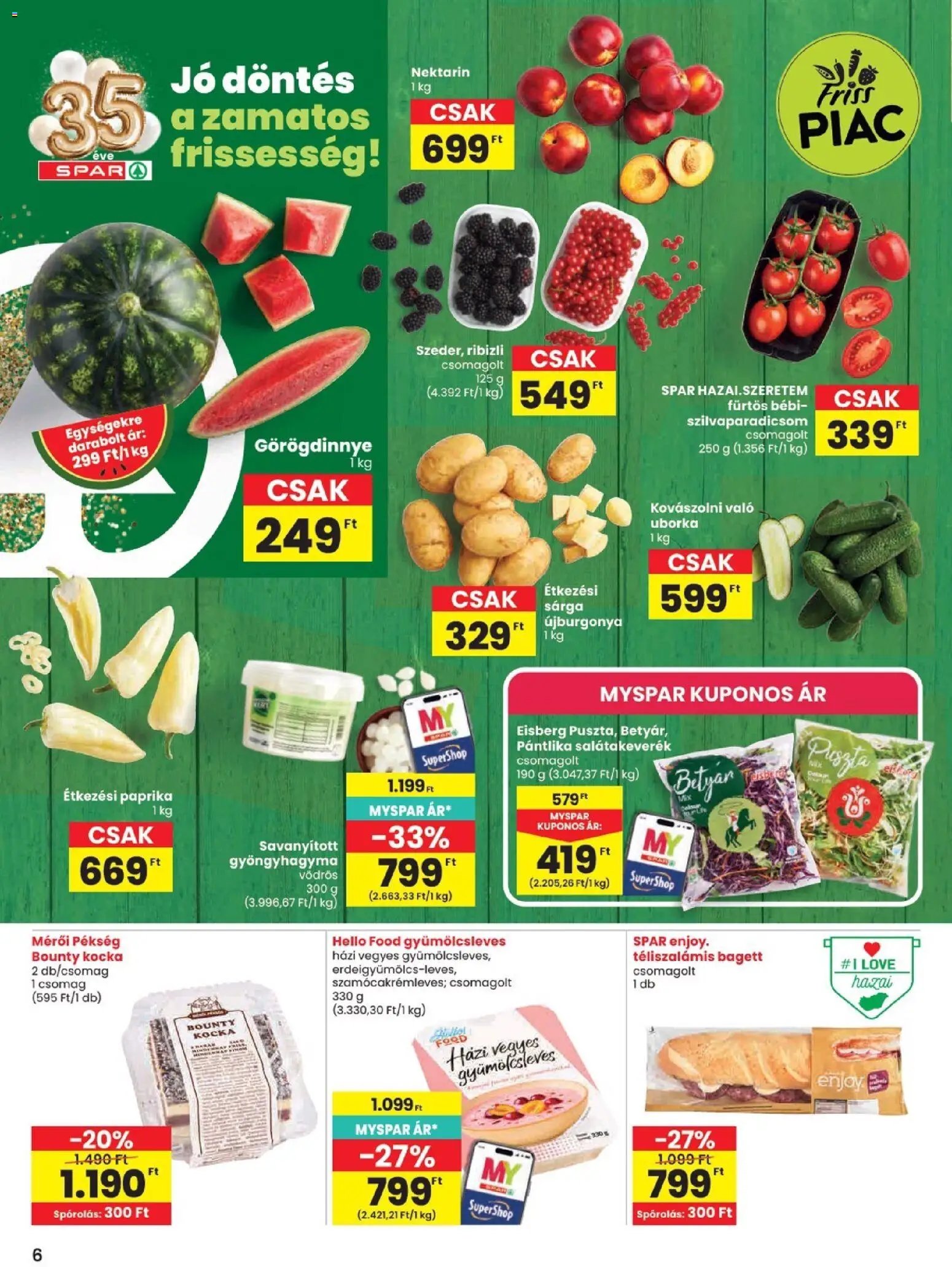 Spar újság 2026.07.09. Spar akciós újság