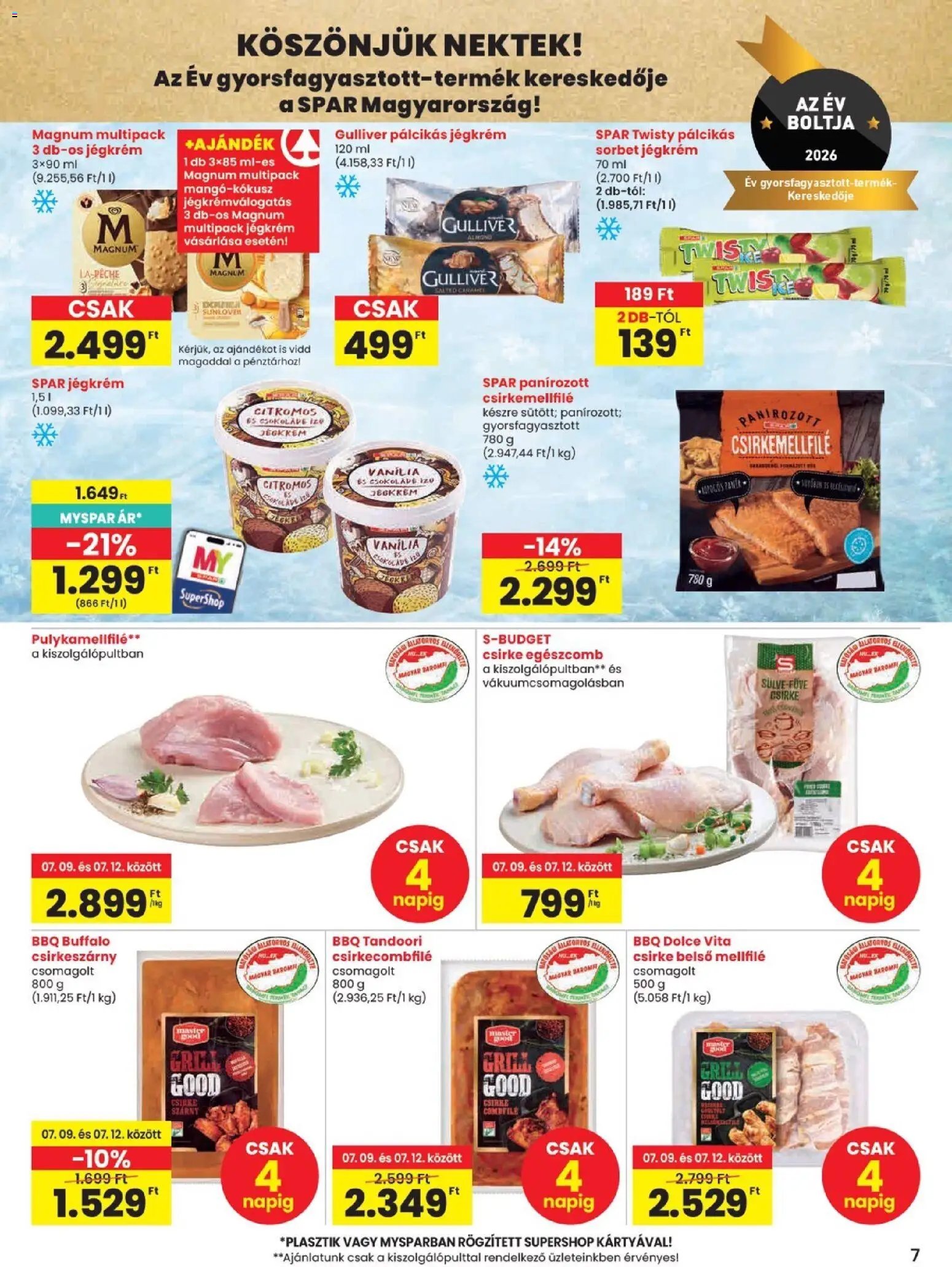 Spar újság 2026.07.09. Spar akciós újság