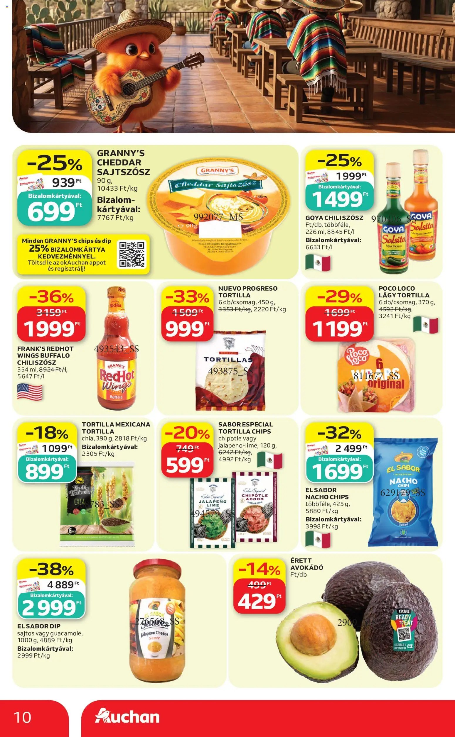 Auchan újság 2026.09.10. Auchan Nemzetközi konyha ajánlatok
