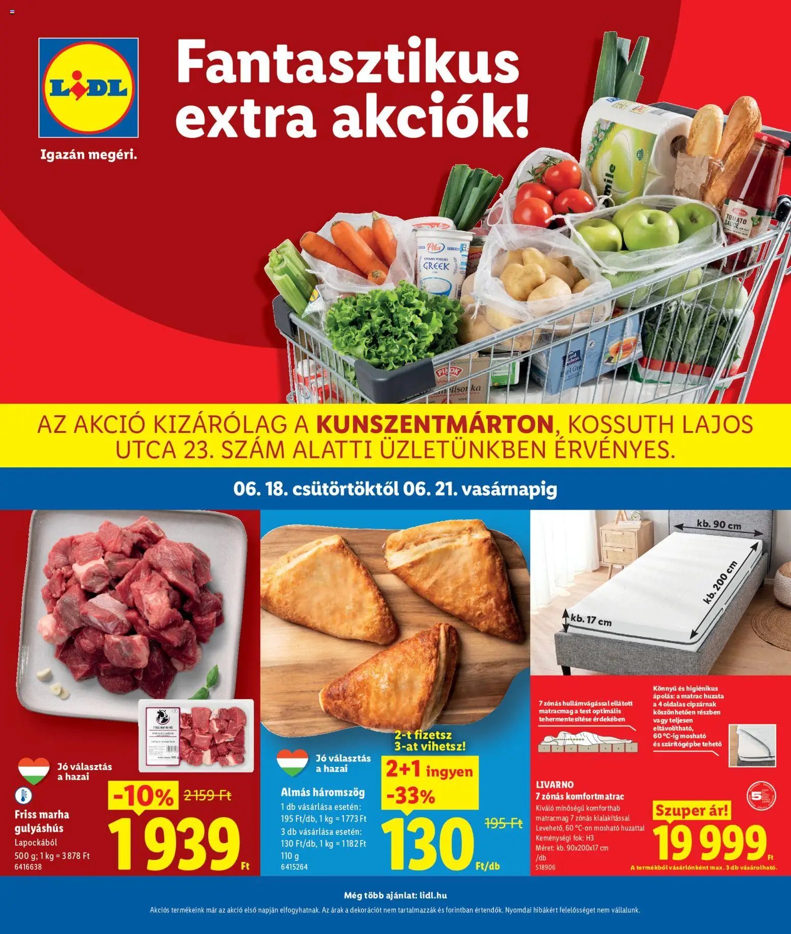 Lidl újság 2026.06.18. Lidl Kunszentmárton