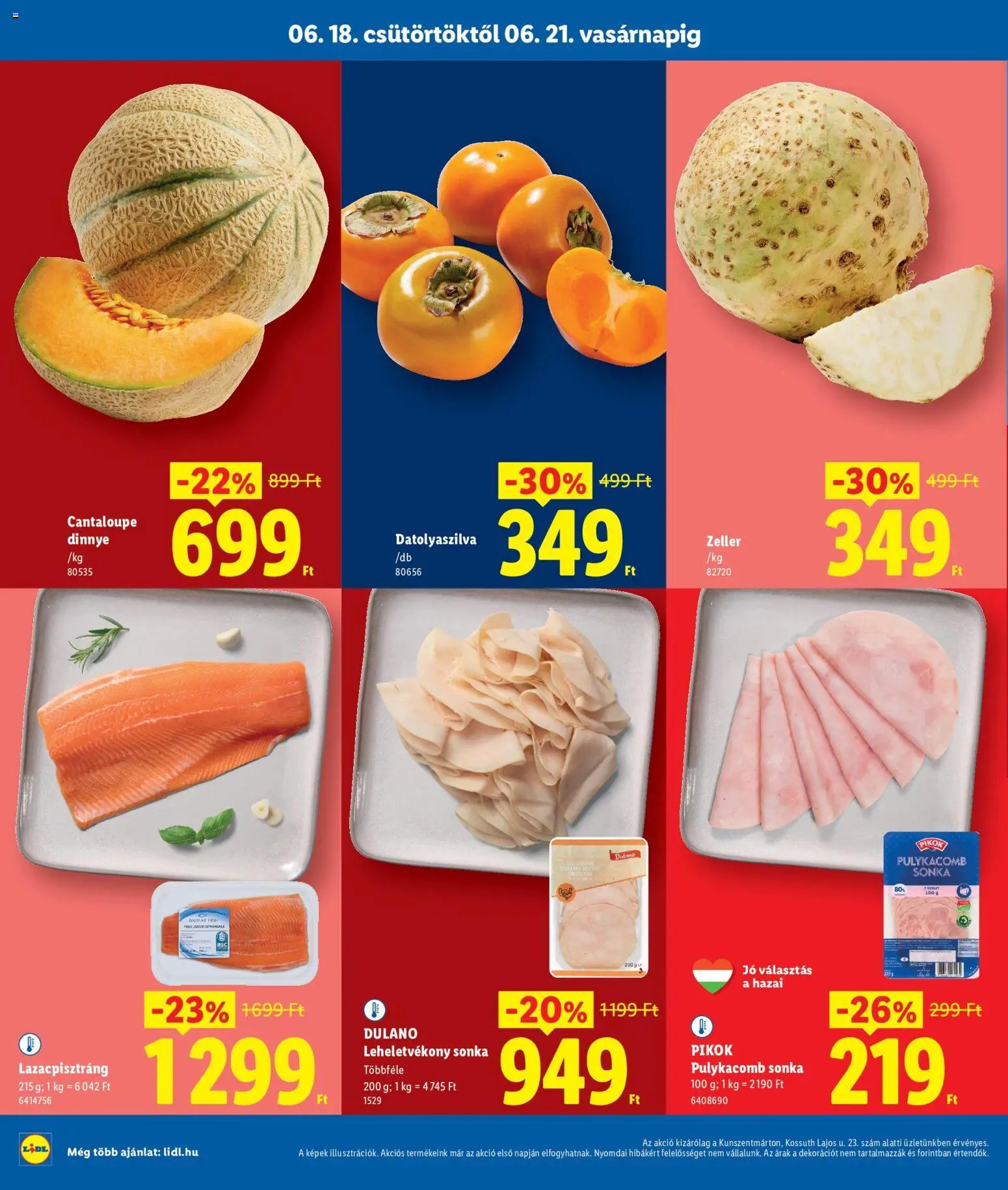 Lidl újság 2026.06.18. Lidl Kunszentmárton