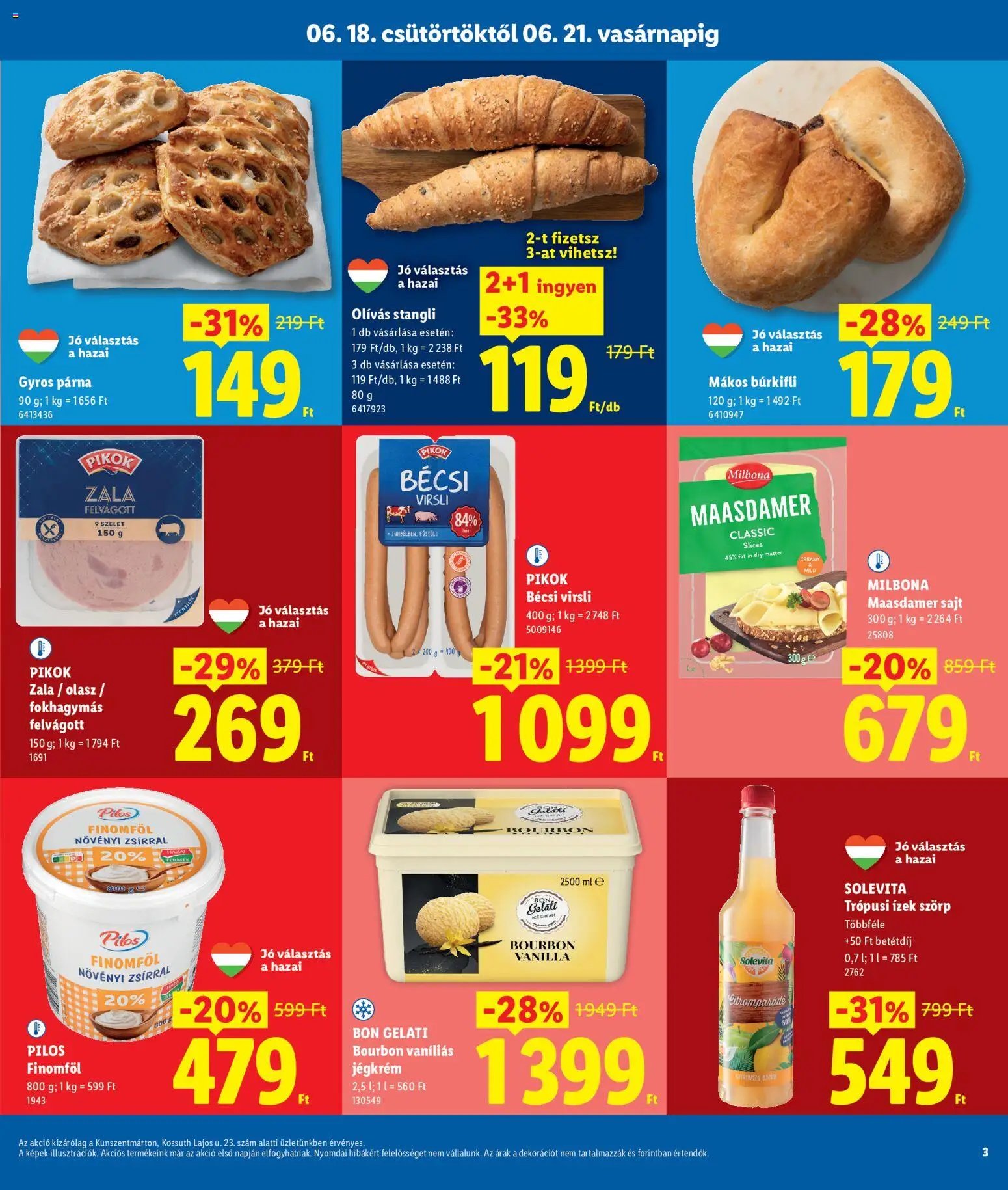 Lidl újság 2026.06.18. Lidl Kunszentmárton