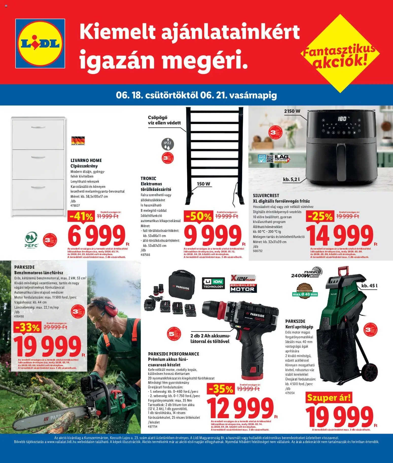 Lidl újság 2026.06.18. Lidl Kunszentmárton