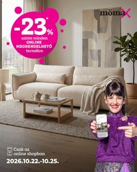 Mömax Aktuális szórólap 2026.10.22. - lapozható formában szórólap ✳️