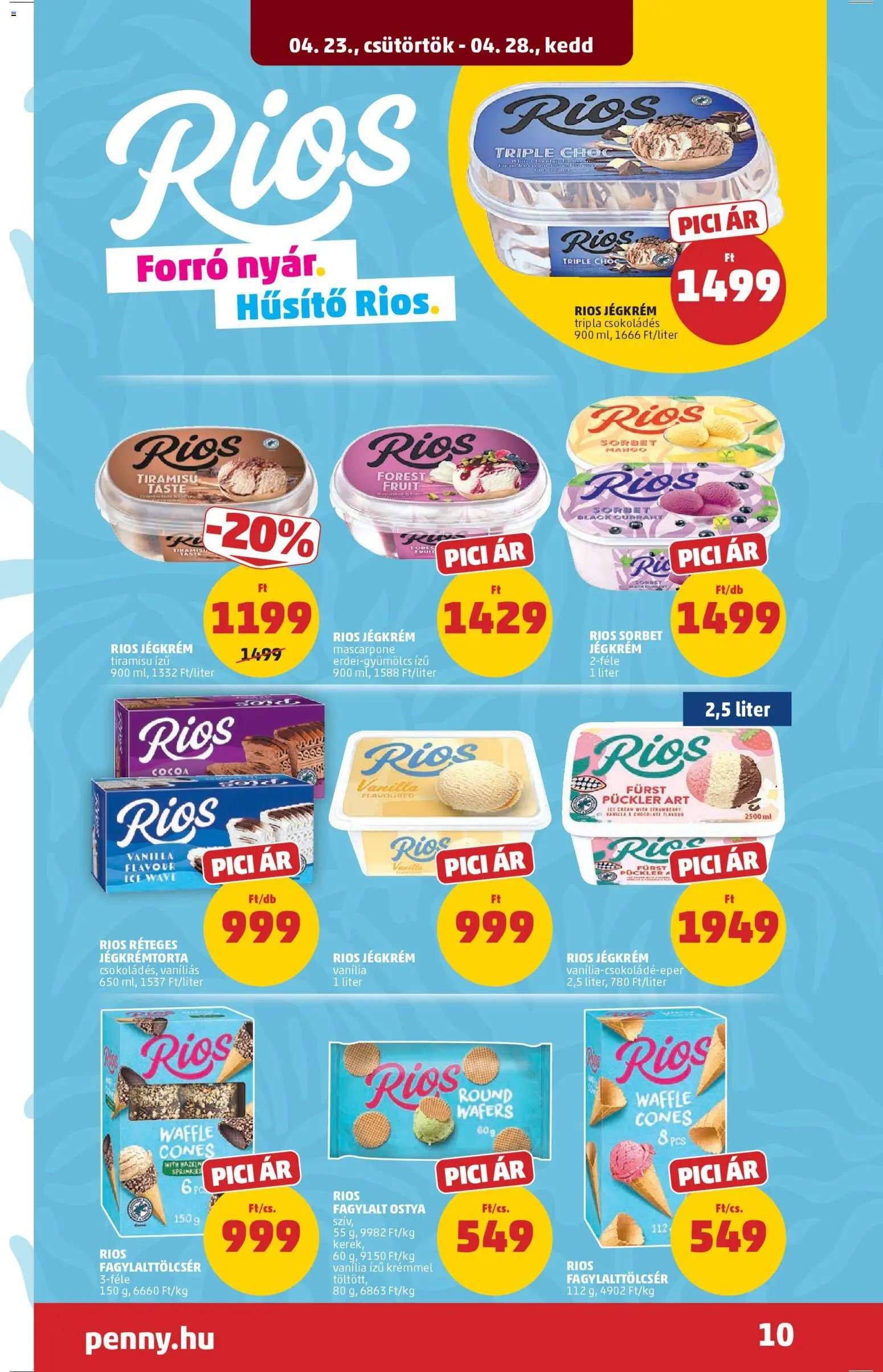 PENNY újság 2026.04.23. PENNY akciós újság (2026-04-23 - 2026-04-28)