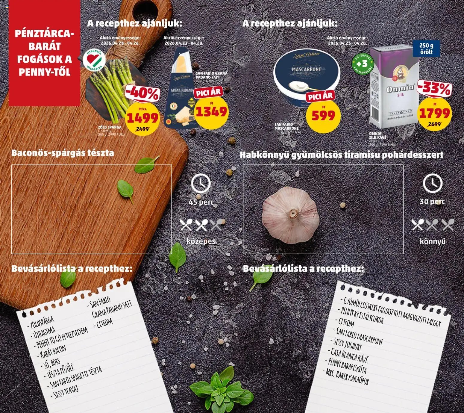 PENNY újság 2026.04.23. PENNY akciós újság (2026-04-23 - 2026-04-28)