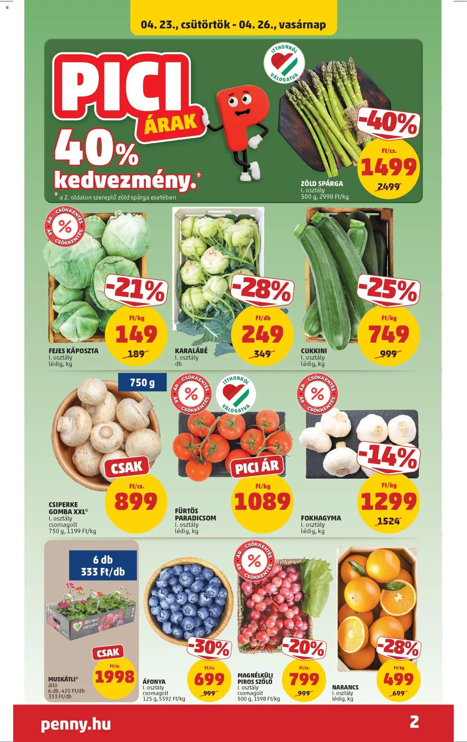 PENNY újság 2026.04.23. PENNY akciós újság (2026-04-23 - 2026-04-28)