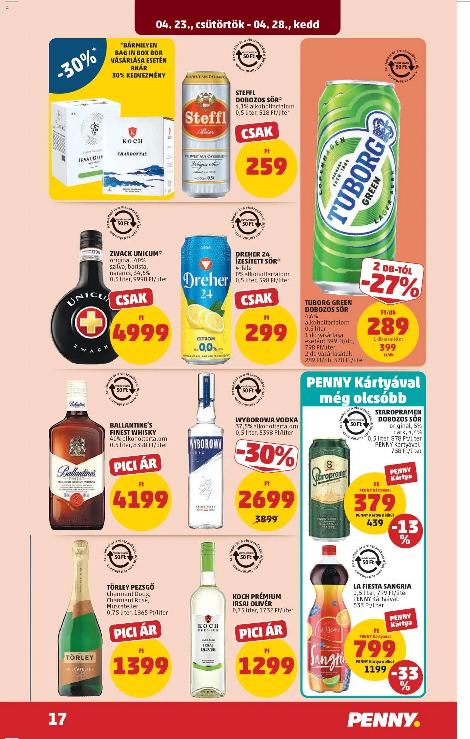 PENNY újság 2026.04.23. PENNY akciós újság (2026-04-23 - 2026-04-28)
