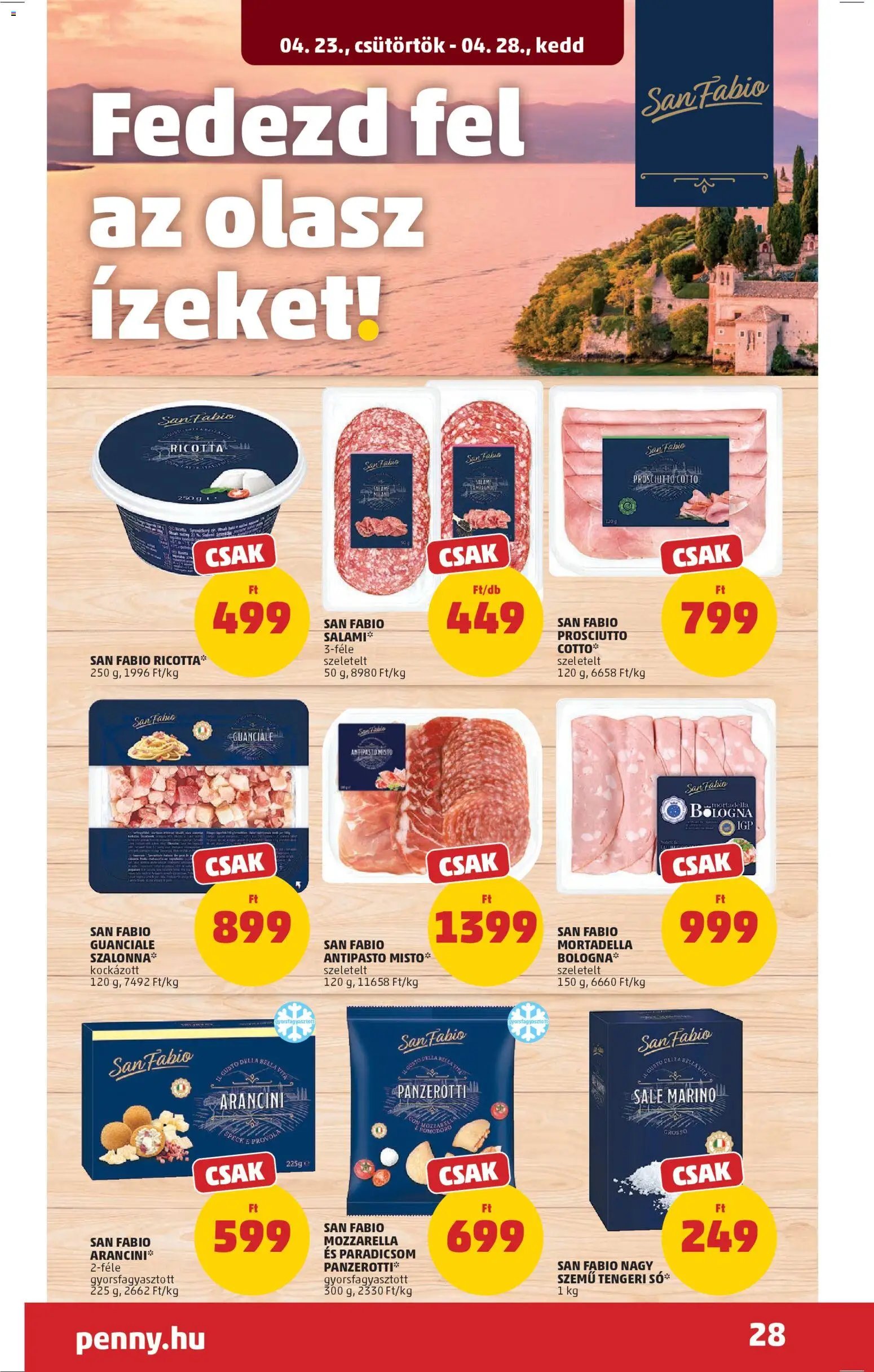PENNY újság 2026.04.23. PENNY akciós újság (2026-04-23 - 2026-04-28)