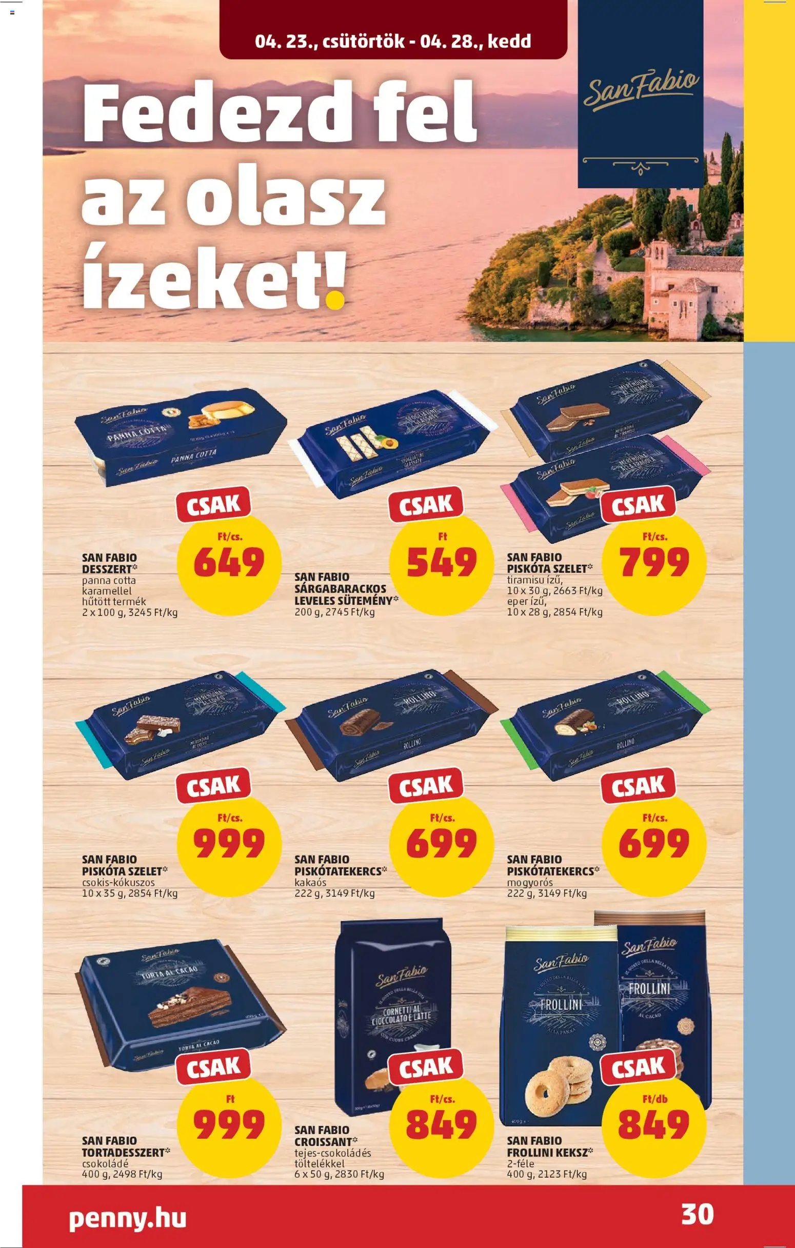 PENNY újság 2026.04.23. PENNY akciós újság (2026-04-23 - 2026-04-28)