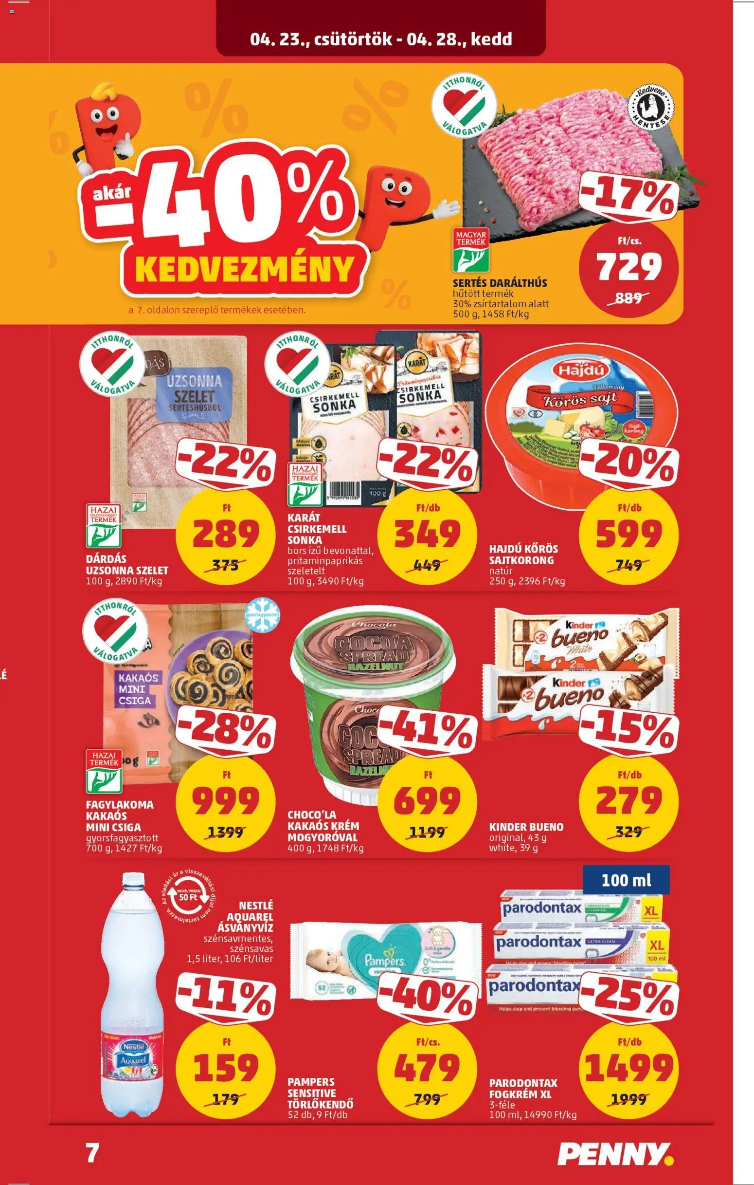 PENNY újság 2026.04.23. PENNY akciós újság (2026-04-23 - 2026-04-28)