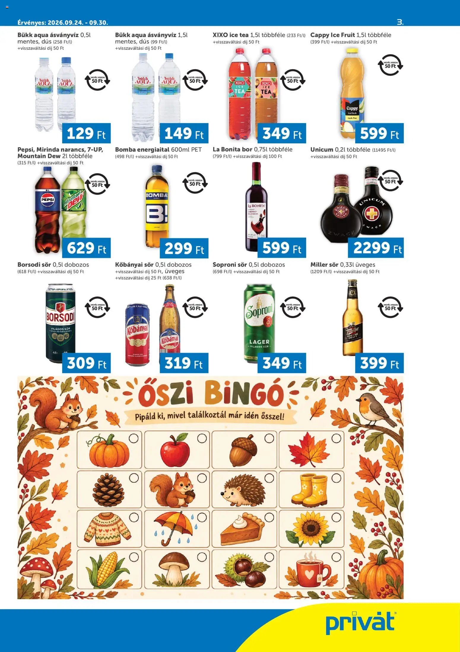 PRIVÁT újság 2026.09.24. PRIVÁT Déli vármegyék