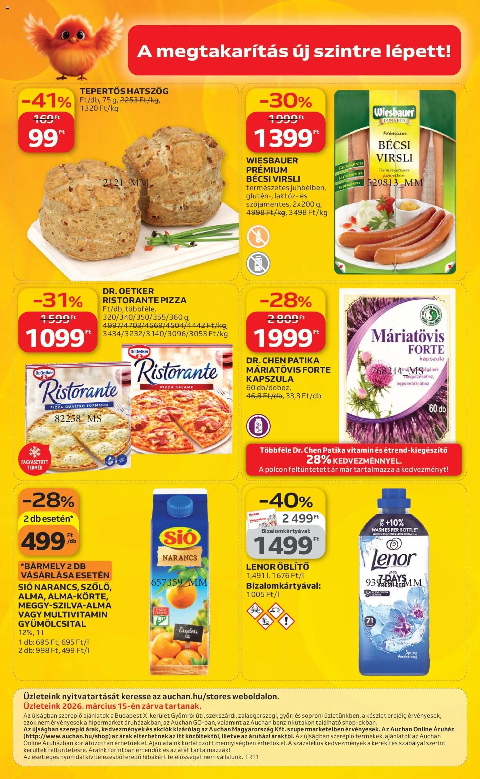 Auchan újság 2026.03.12. Auchan Szupermarket akciós újság (2026-03-12 - 2026-03-18)