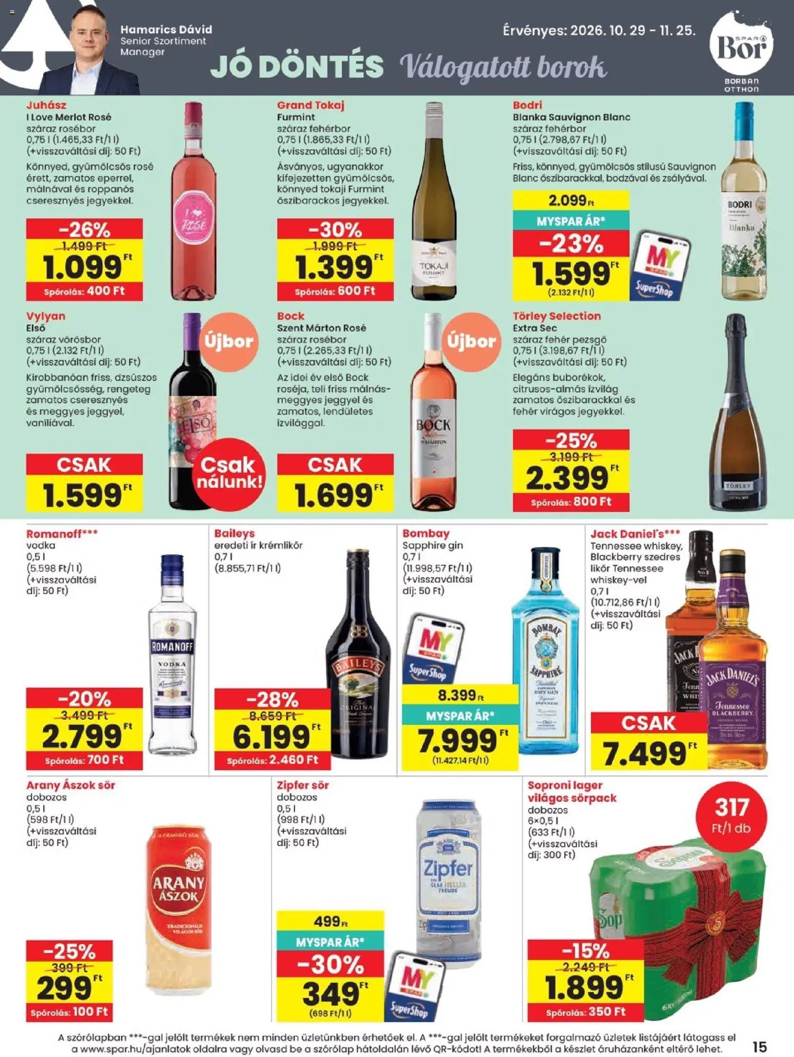 Spar akciós újság 2026.10.29. - lapozható formában szórólap ✳️