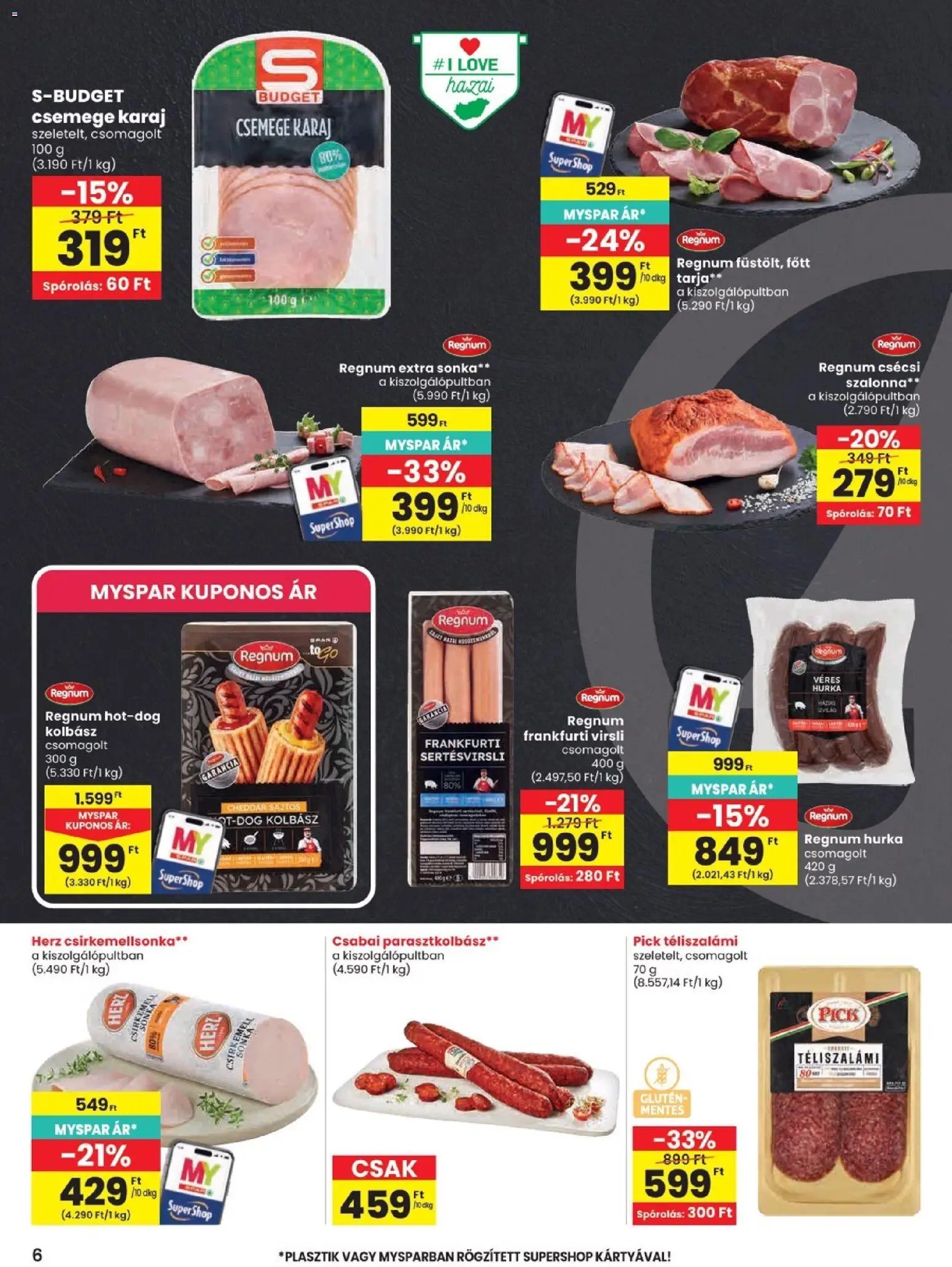 Spar akciós újság 2026.10.29. - lapozható formában szórólap ✳️