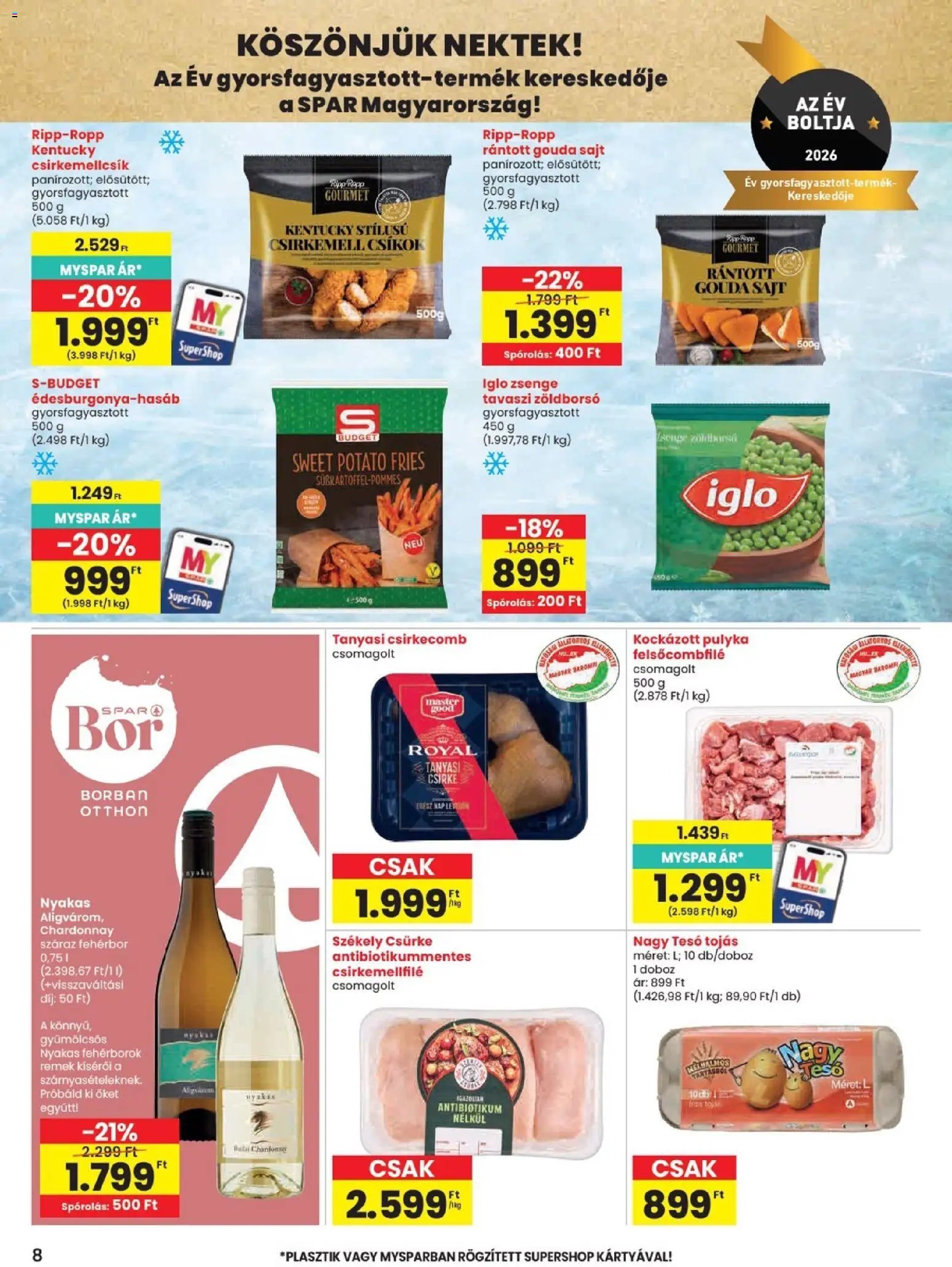 Spar akciós újság 2026.10.29. - lapozható formában szórólap ✳️