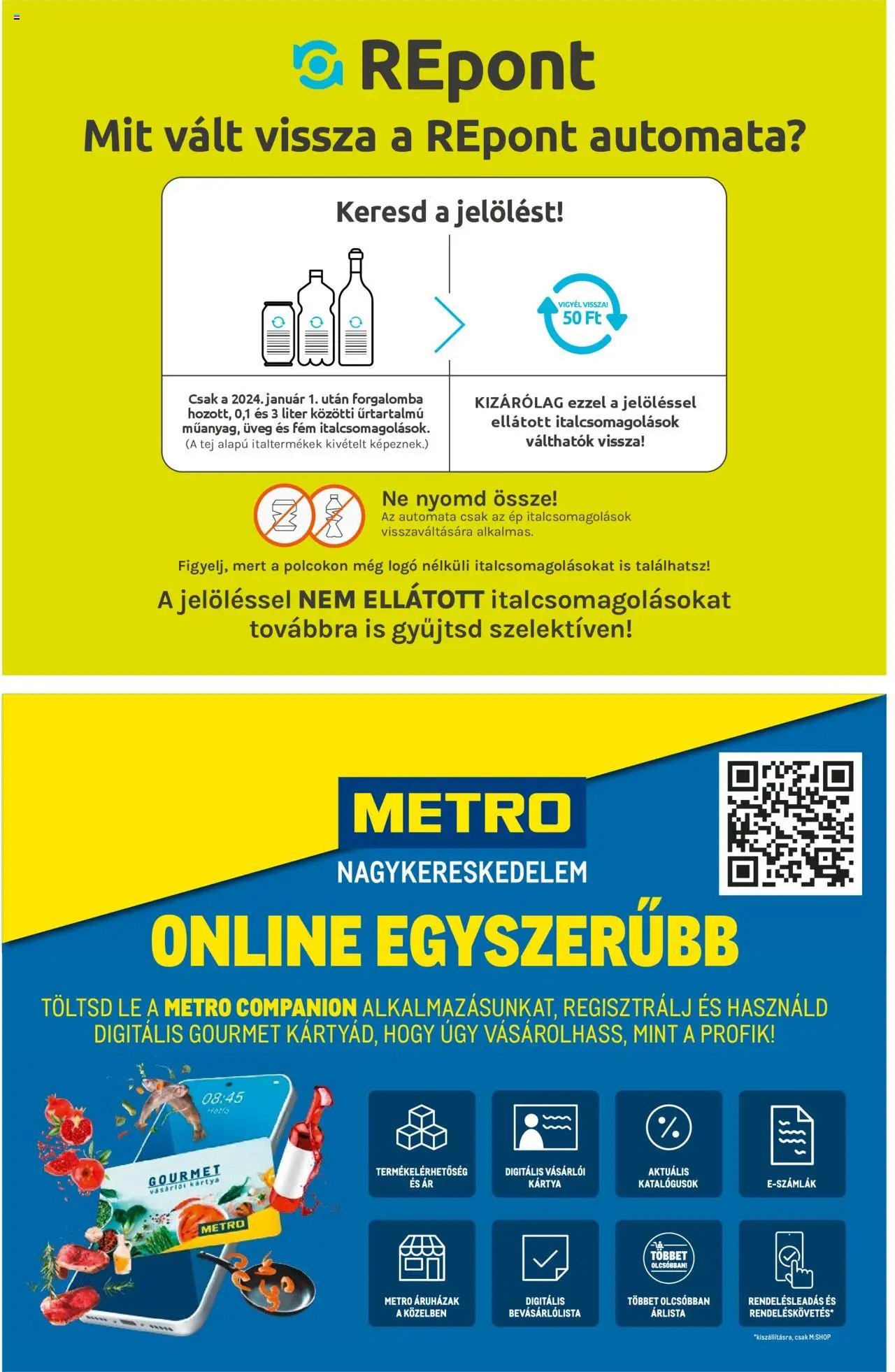 Metro újság 2025.09.01. Élelmiszer és Szezonális Ajánlataink Kiskereskedőknek 2025/09 (2025-09-01 - 2025-09-30)