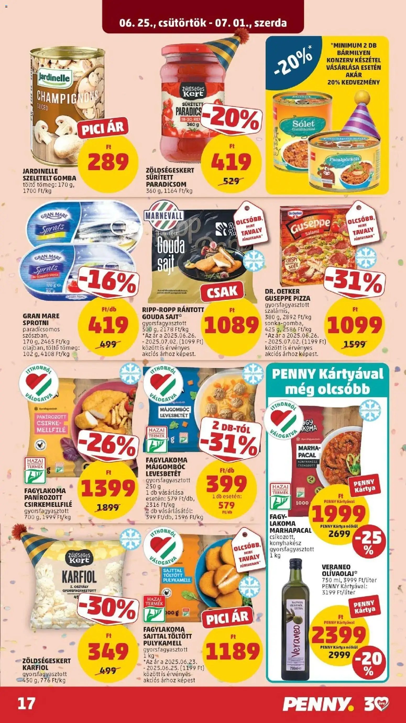 PENNY újság 2026.06.25. Penny aktuális akciós újság