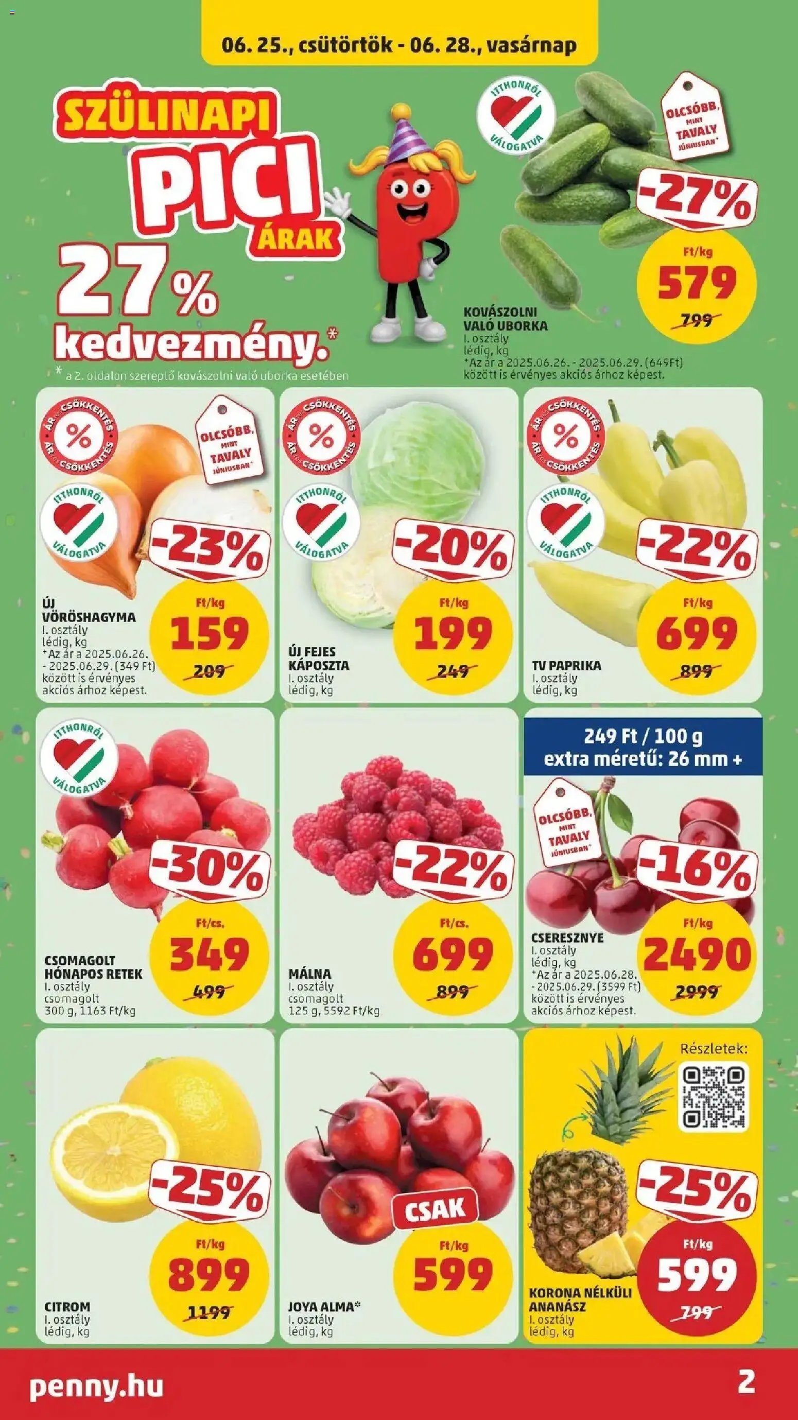 PENNY újság 2026.06.25. Penny aktuális akciós újság