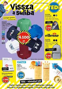 TEDi újság 2026.08.21. TEDi akciós újság Pápa