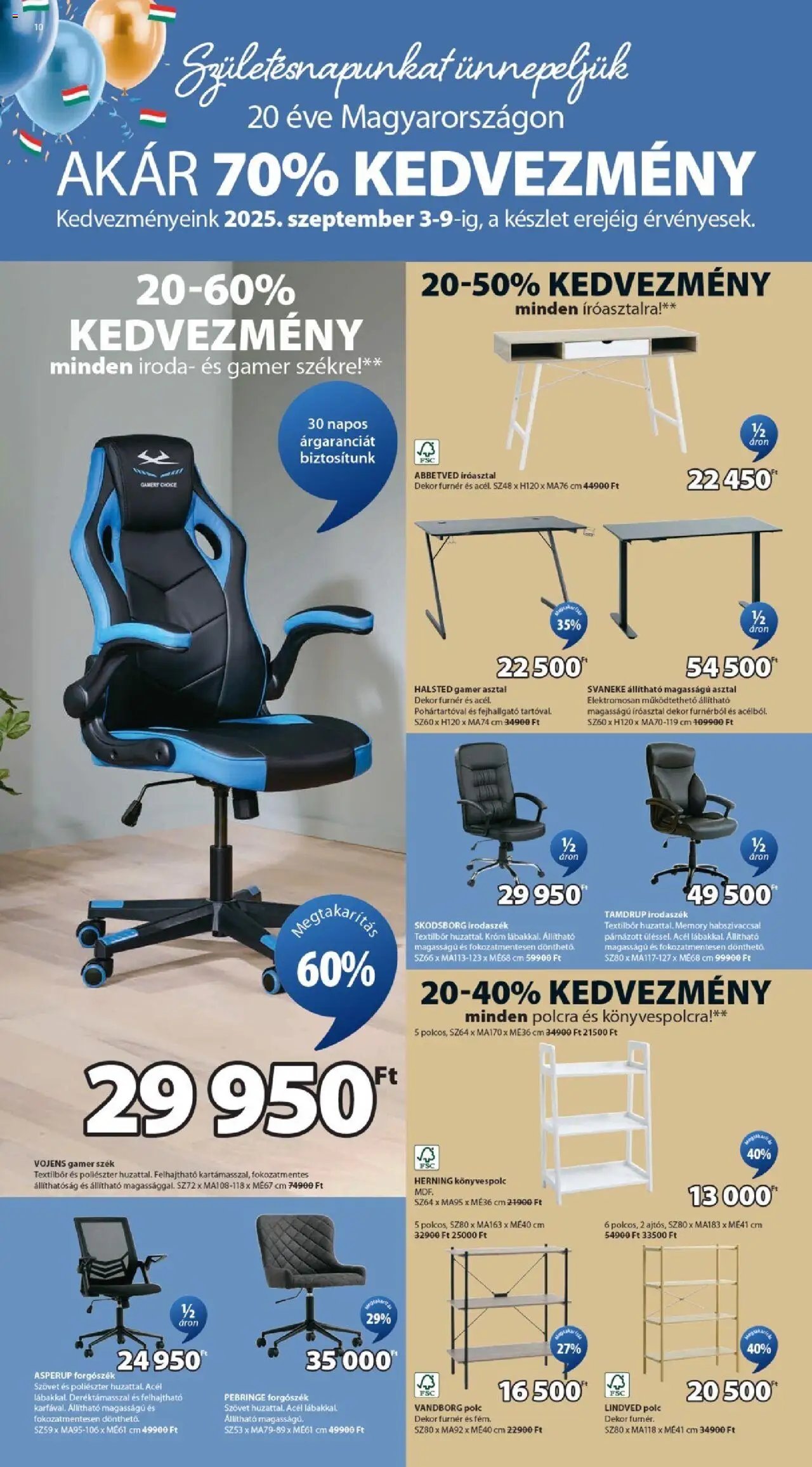 JYSK újság 2025.09.03. Akciós újság JYSK (2025-09-03 - 2025-09-09)