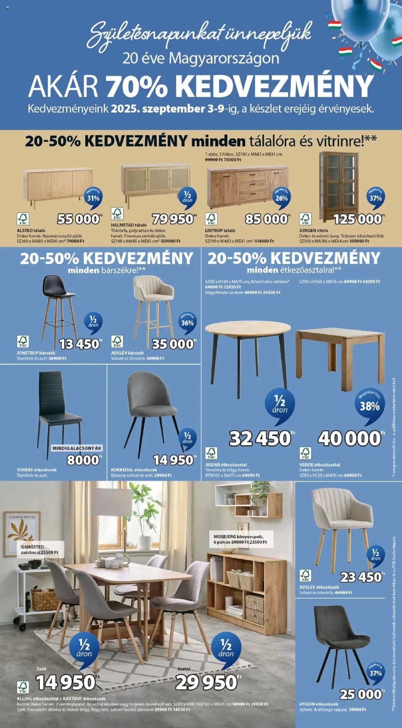 JYSK újság 2025.09.03. Akciós újság JYSK (2025-09-03 - 2025-09-09)