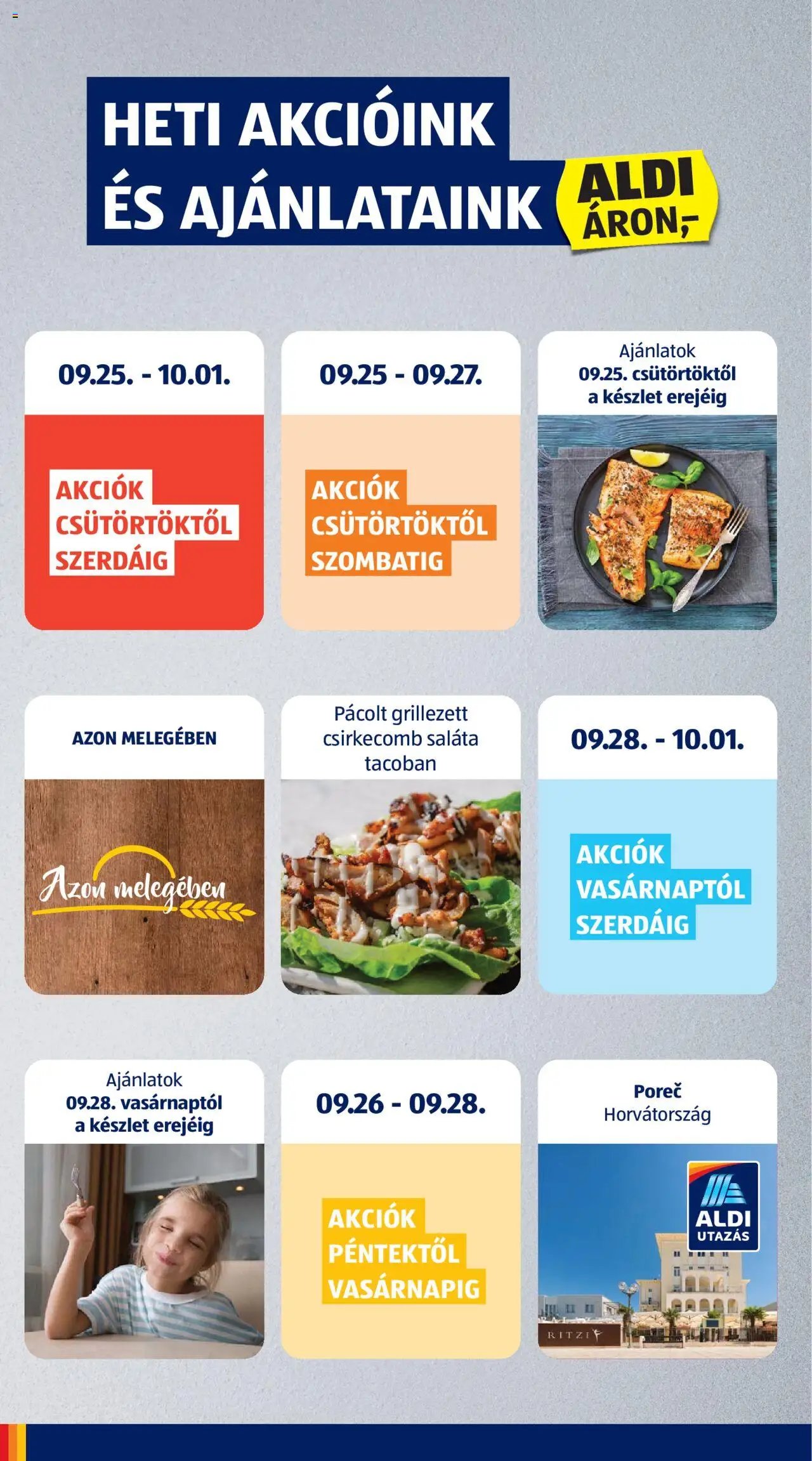 Aldi újság 2025.09.25. Akciós újság Aldi (2025-09-25 - 2025-10-01)