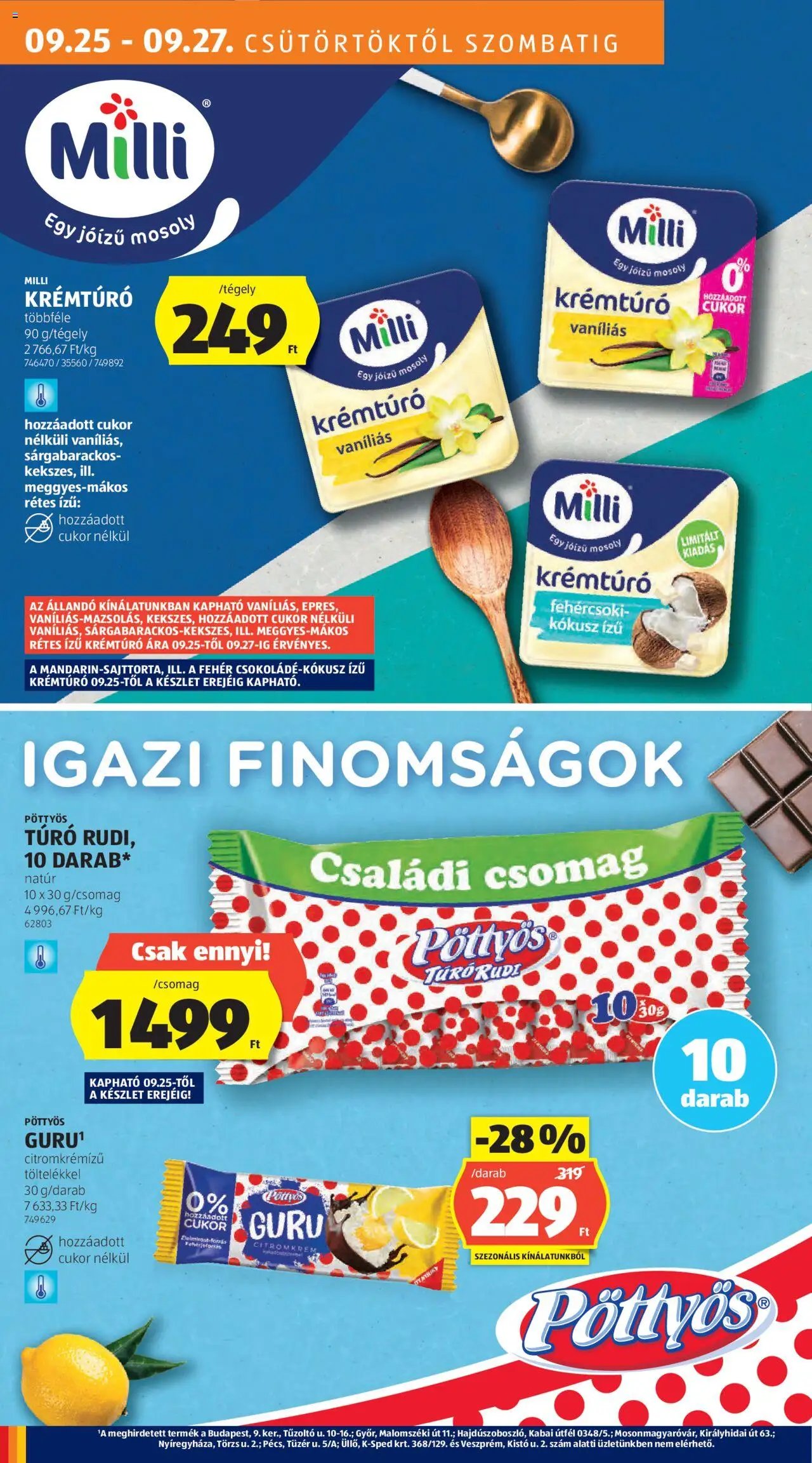 Aldi újság 2025.09.25. Akciós újság Aldi (2025-09-25 - 2025-10-01)