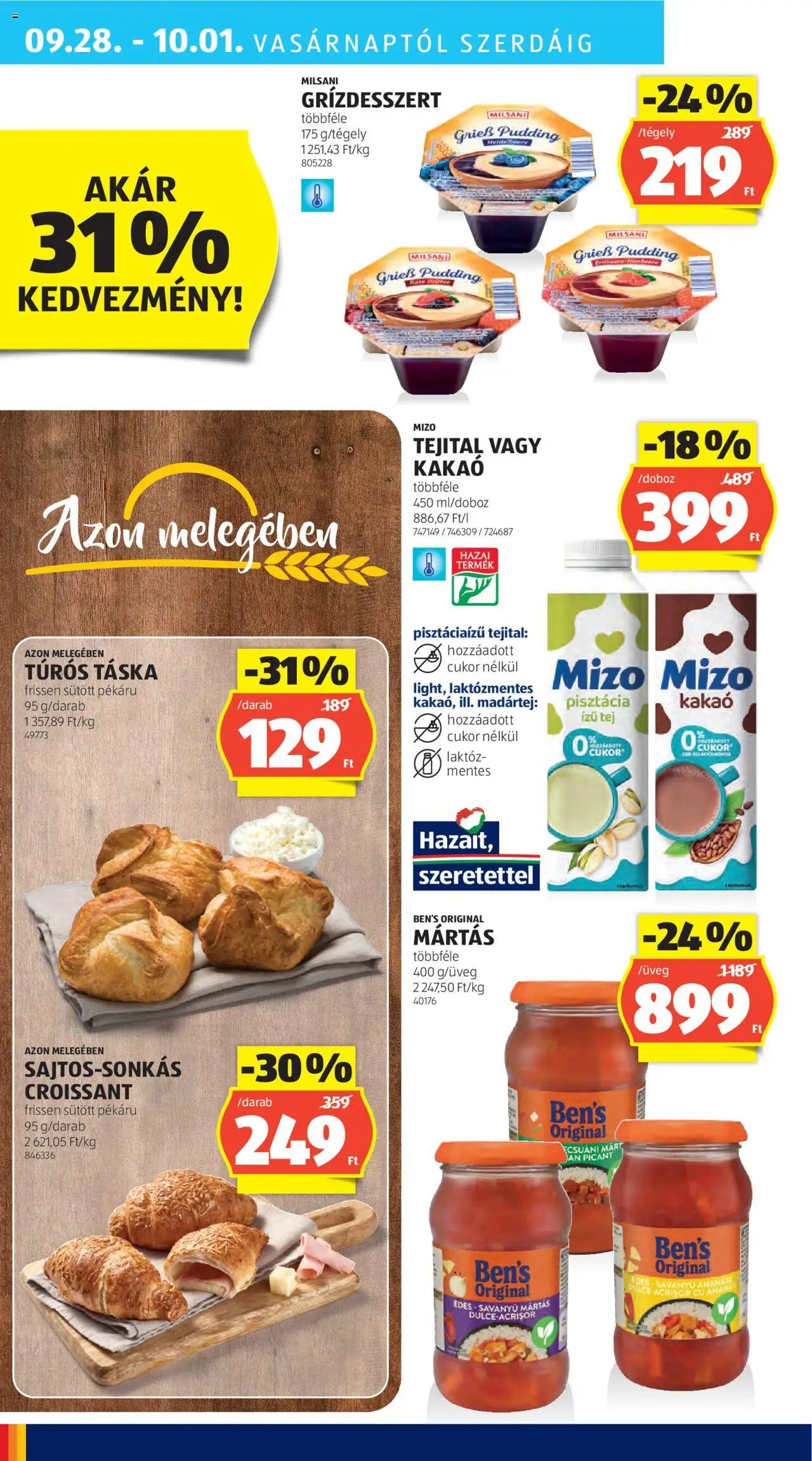 Aldi újság 2025.09.25. Akciós újság Aldi (2025-09-25 - 2025-10-01)
