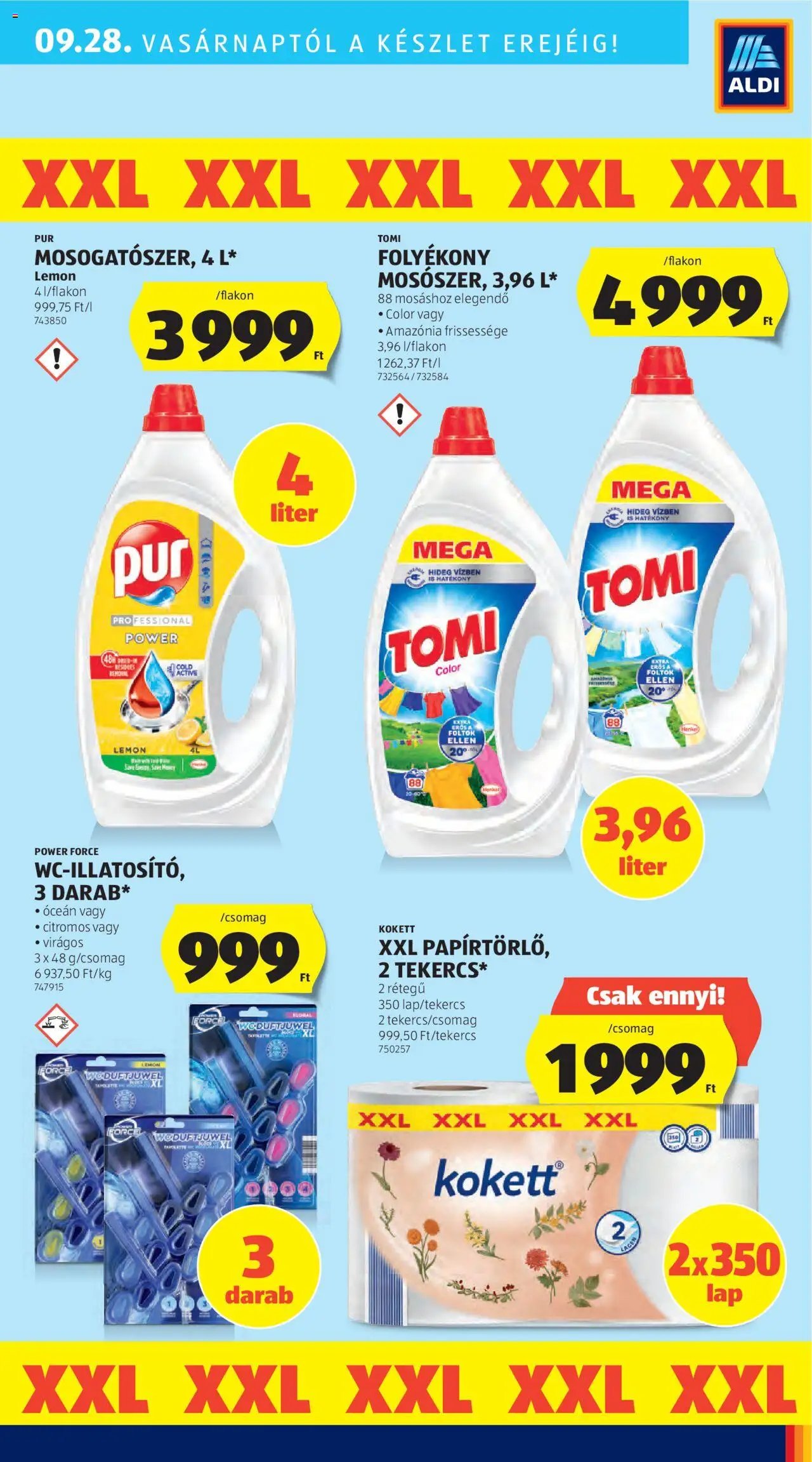 Aldi újság 2025.09.25. Akciós újság Aldi (2025-09-25 - 2025-10-01)