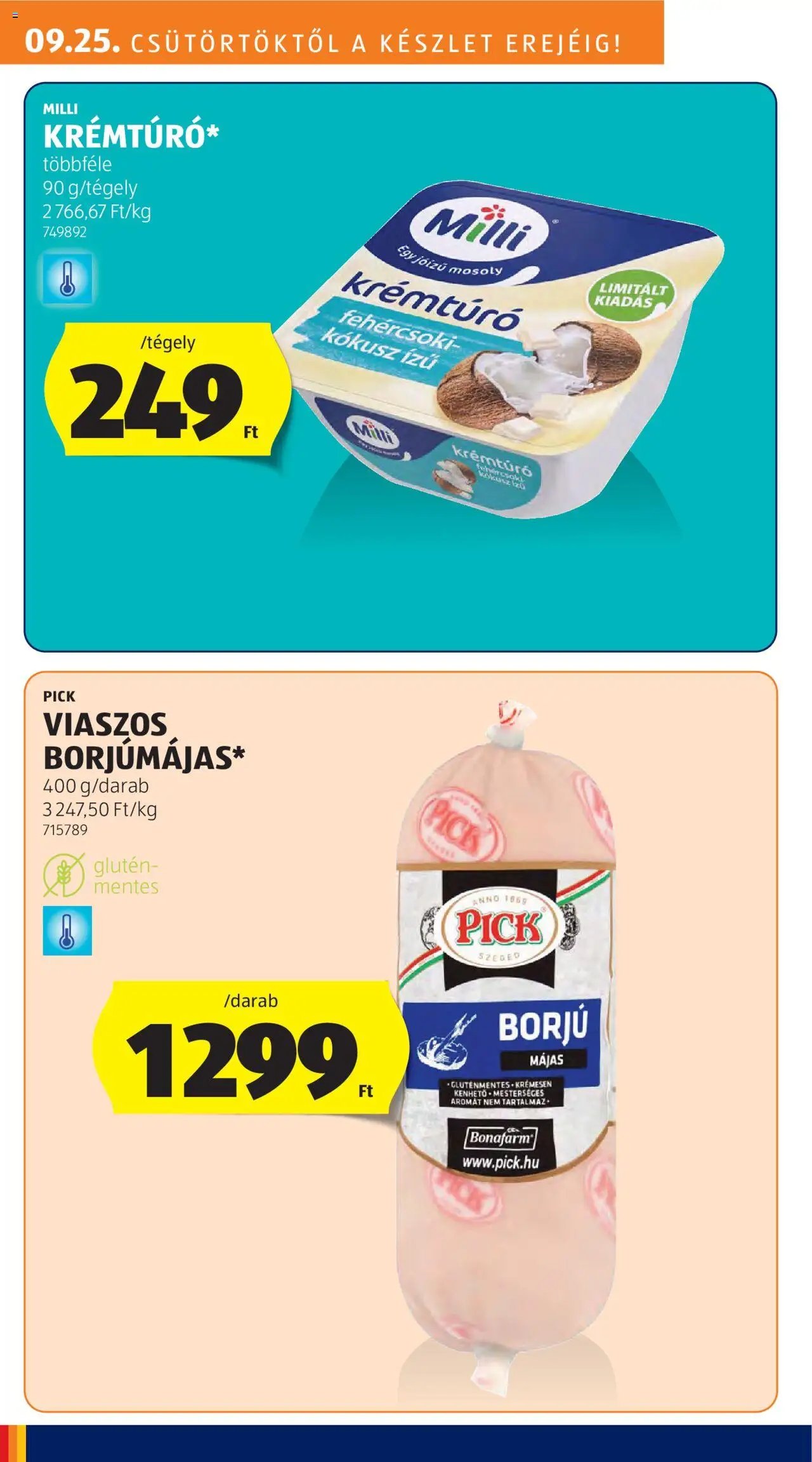 Aldi újság 2025.09.25. Akciós újság Aldi (2025-09-25 - 2025-10-01)
