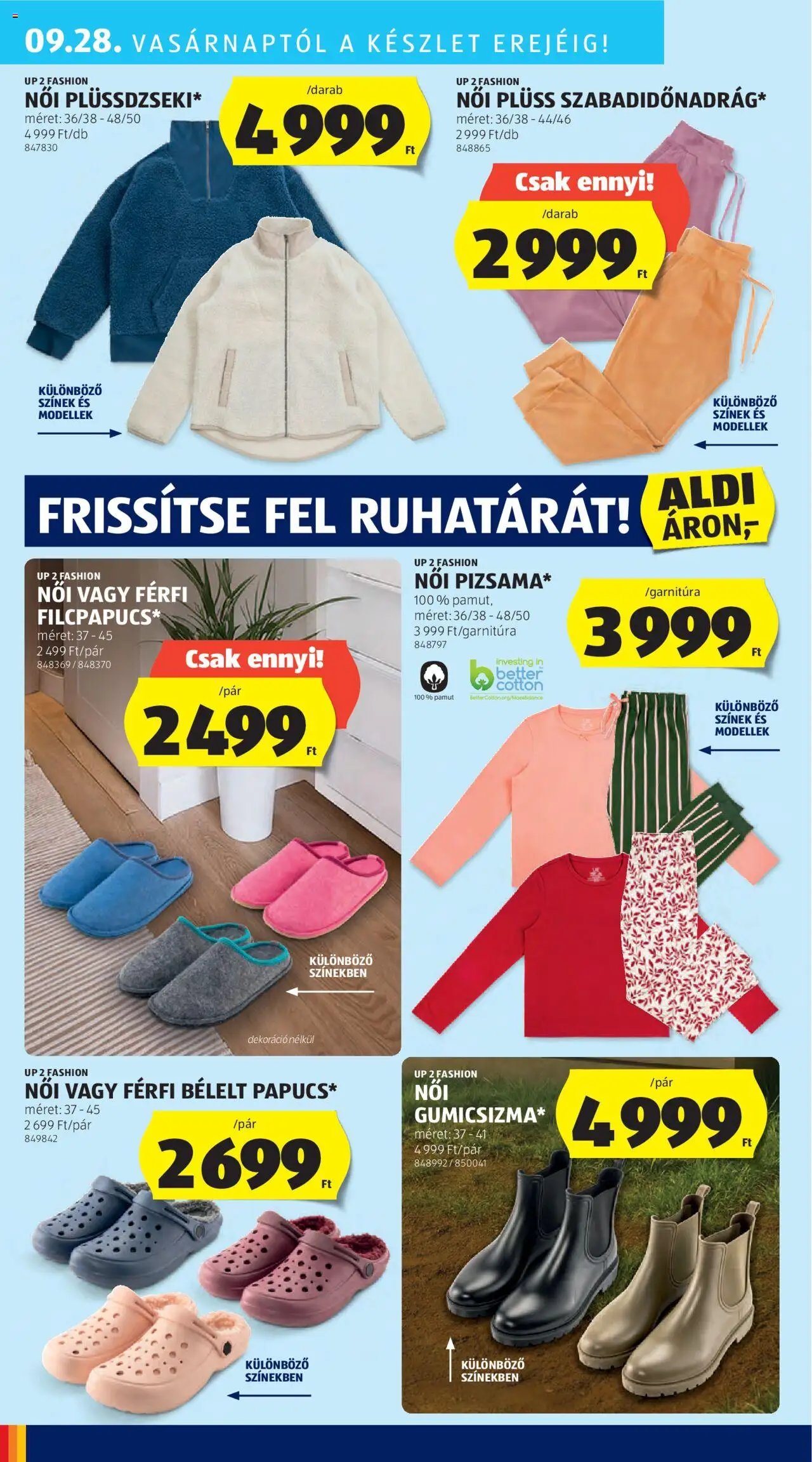 Aldi újság 2025.09.25. Akciós újság Aldi (2025-09-25 - 2025-10-01)