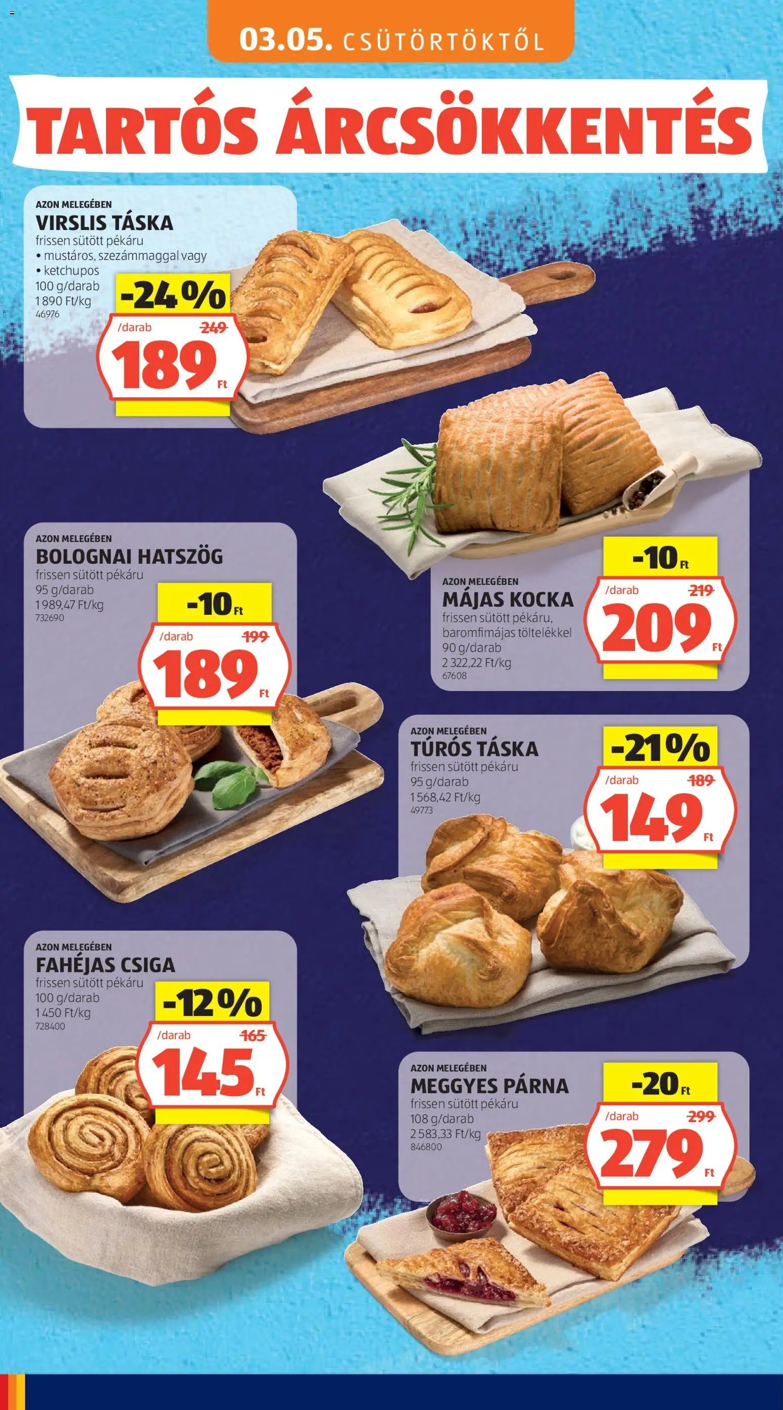 Aldi újság 2026.05.03. Aldi Tartós árcsökkentés flyer (2026-05-03)