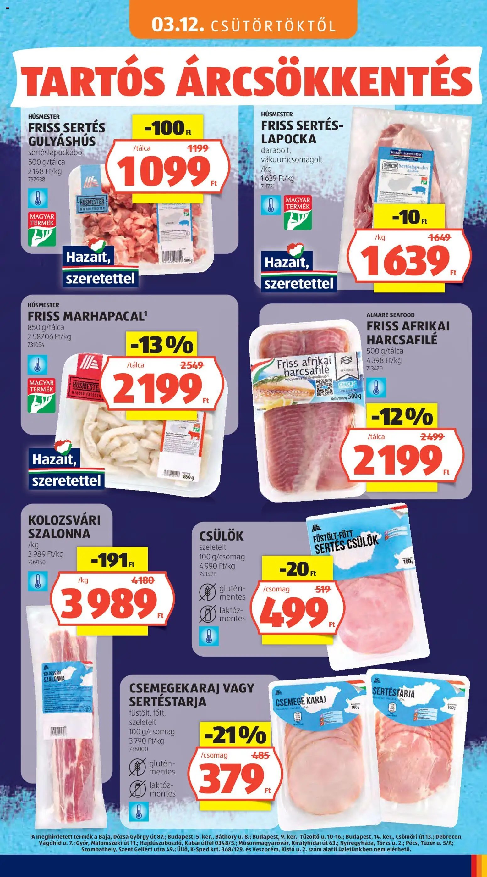 Aldi újság 2026.05.03. Aldi Tartós árcsökkentés flyer (2026-05-03)