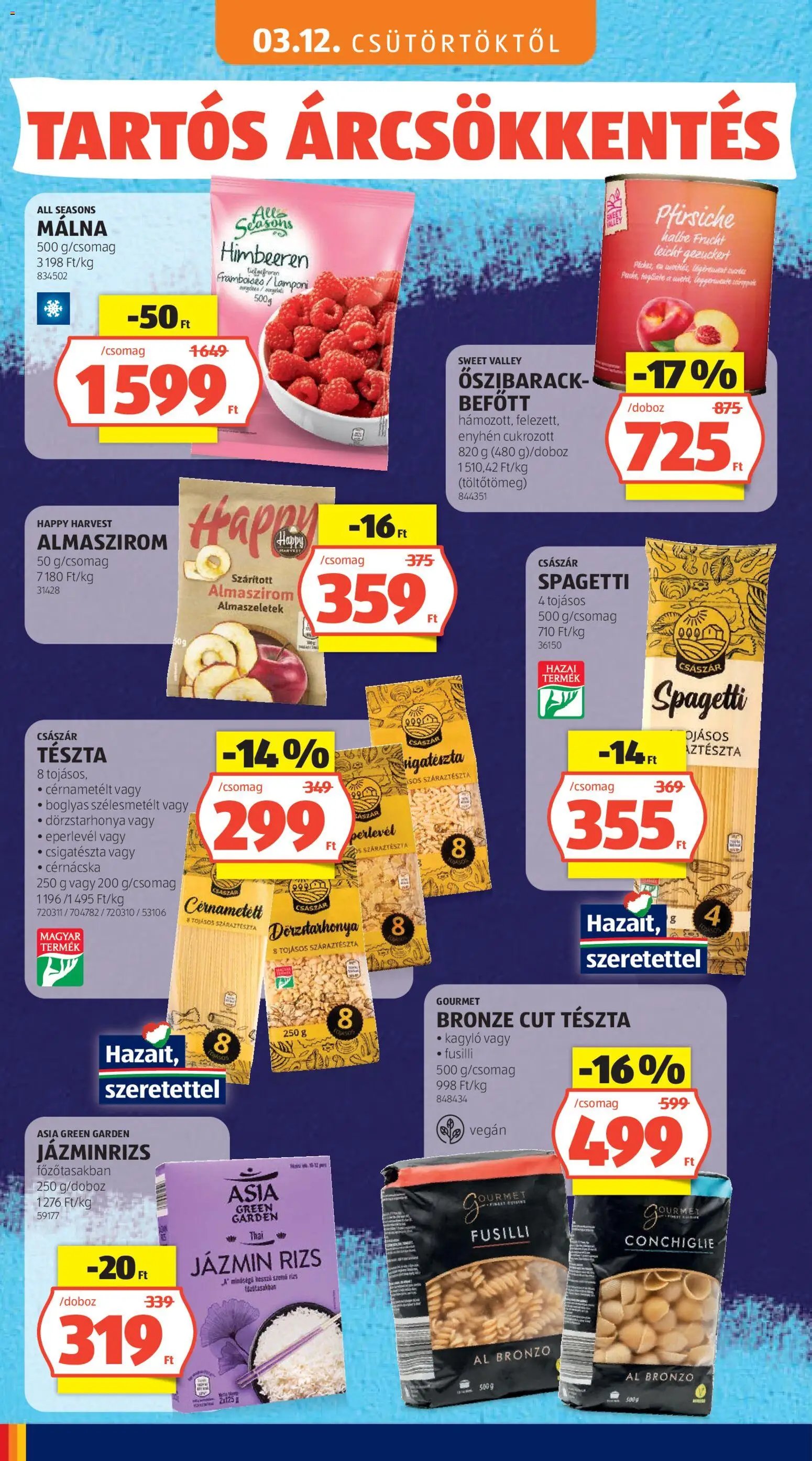 Aldi újság 2026.05.03. Aldi Tartós árcsökkentés flyer (2026-05-03)
