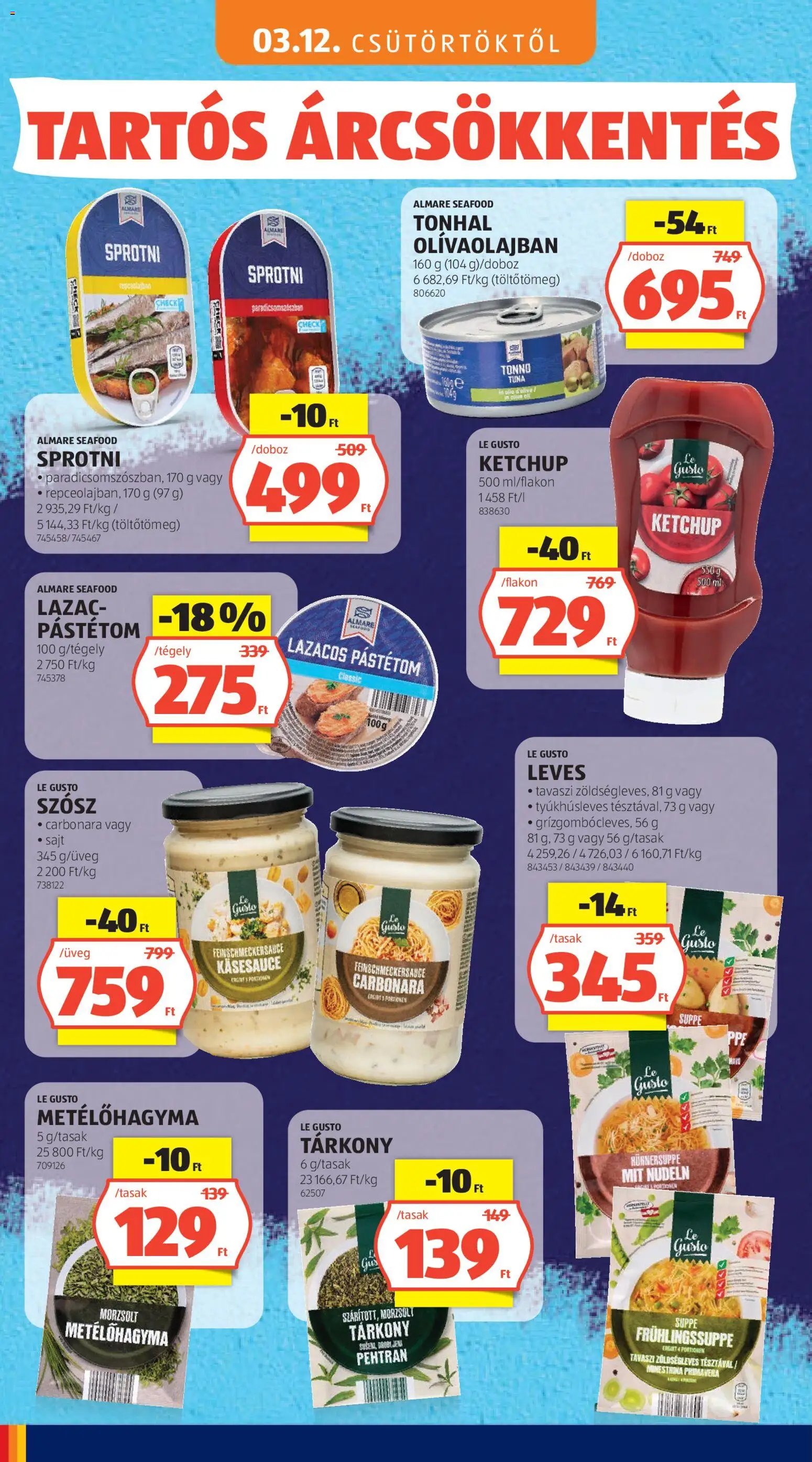 Aldi újság 2026.05.03. Aldi Tartós árcsökkentés flyer (2026-05-03)