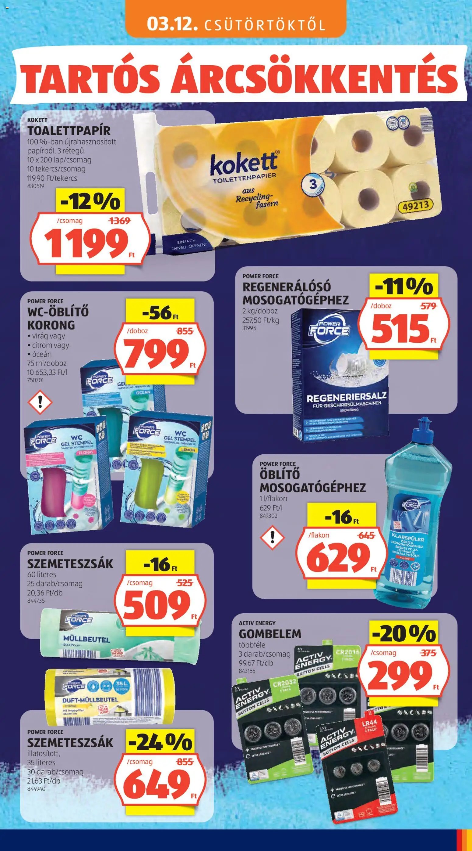 Aldi újság 2026.05.03. Aldi Tartós árcsökkentés flyer (2026-05-03)