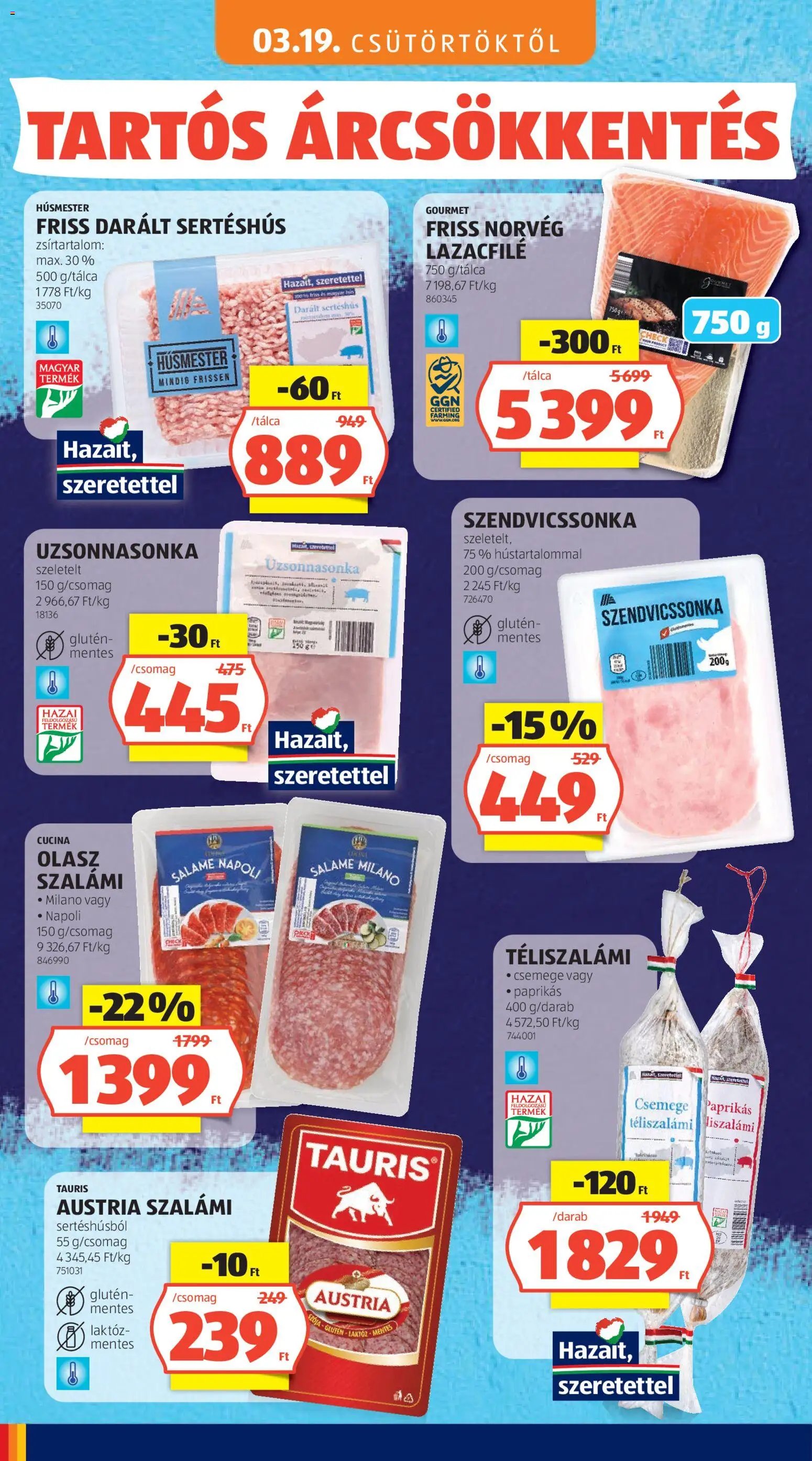 Aldi újság 2026.05.03. Aldi Tartós árcsökkentés flyer (2026-05-03)