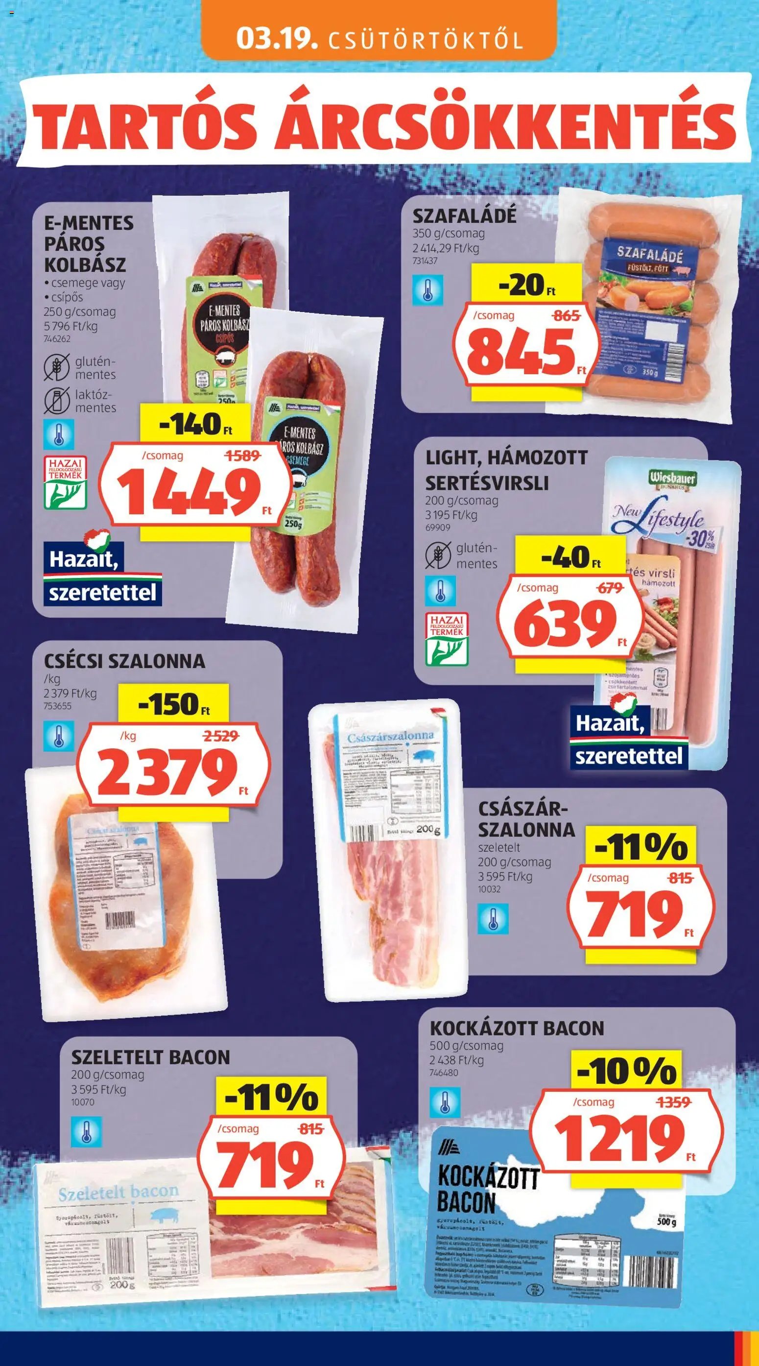 Aldi újság 2026.05.03. Aldi Tartós árcsökkentés flyer (2026-05-03)