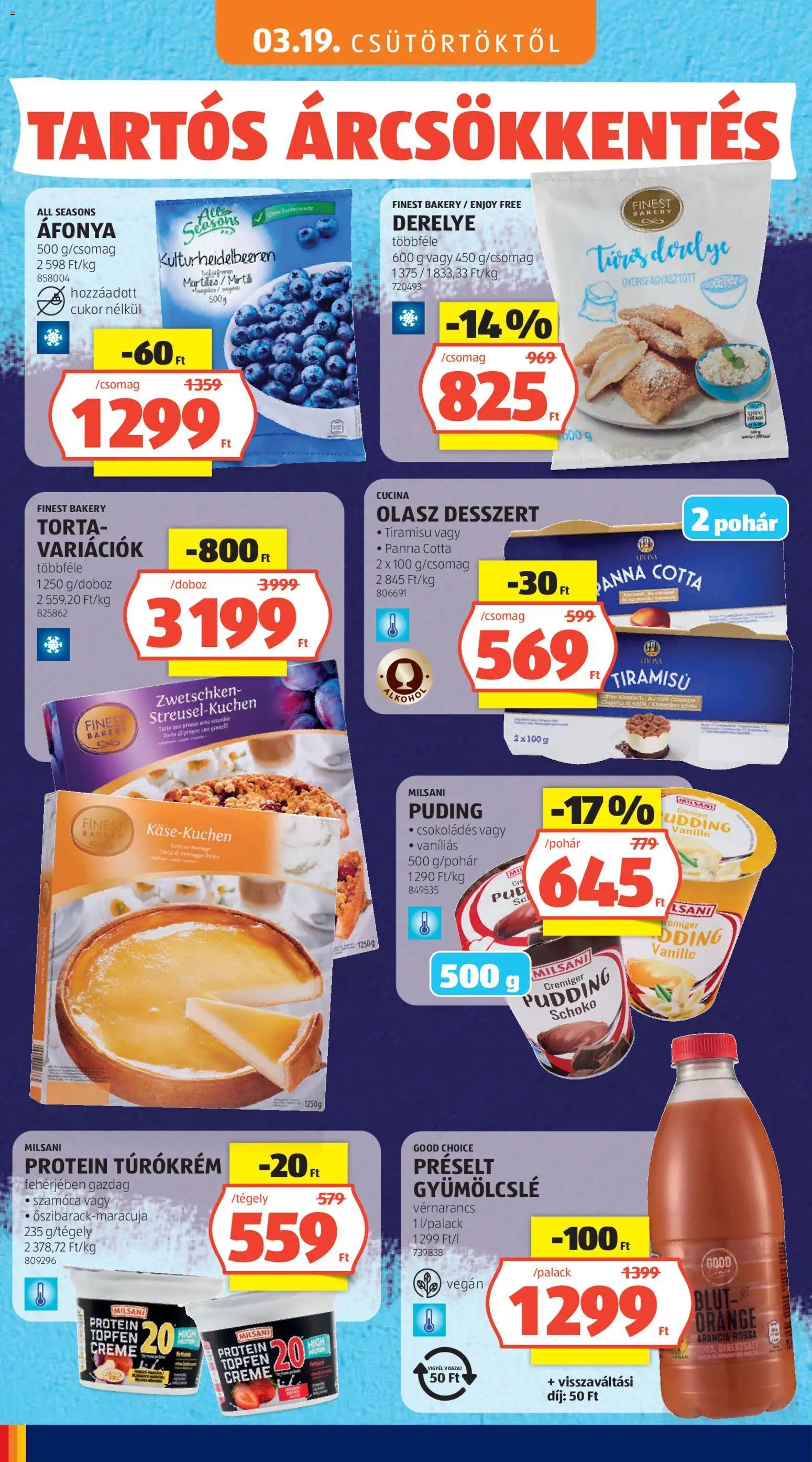 Aldi újság 2026.05.03. Aldi Tartós árcsökkentés flyer (2026-05-03)