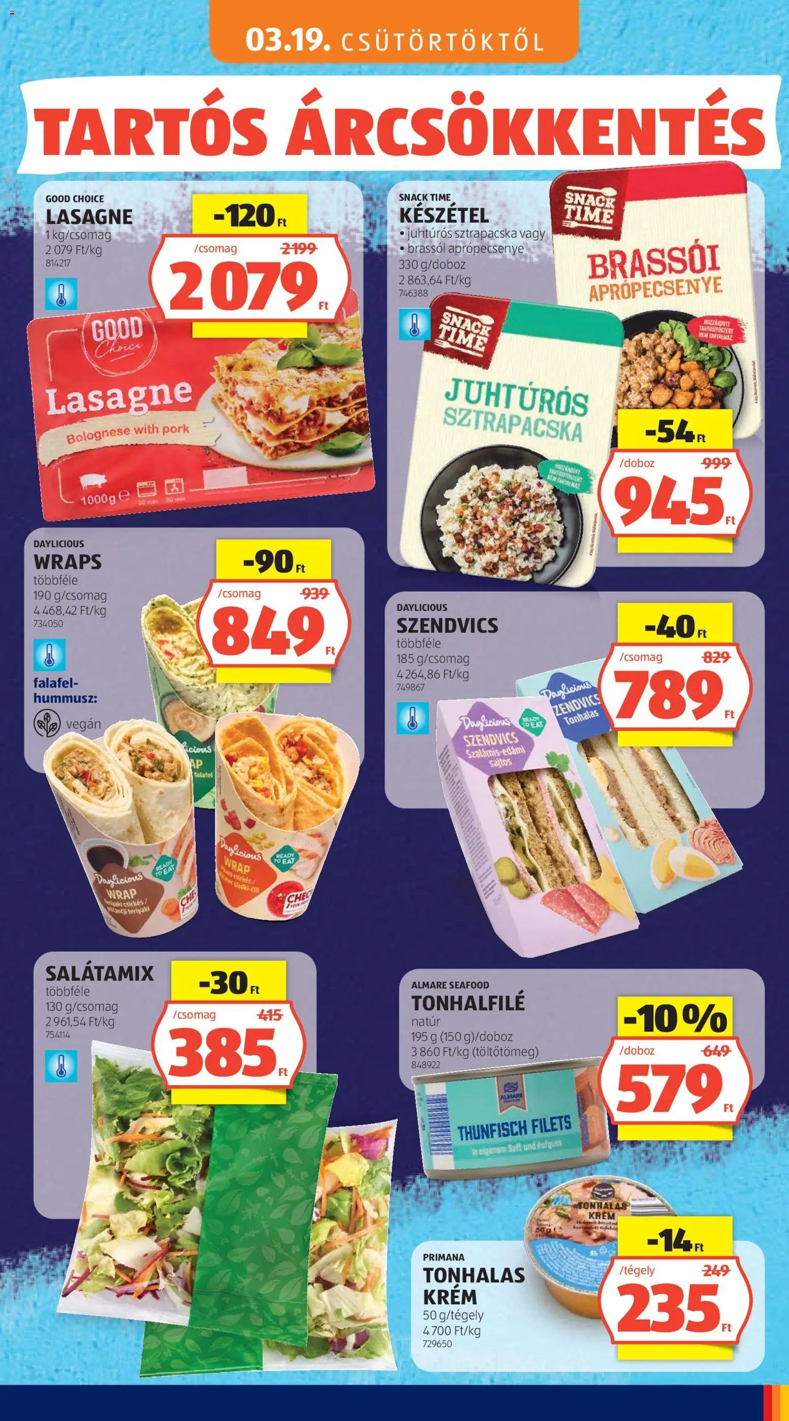 Aldi újság 2026.05.03. Aldi Tartós árcsökkentés flyer (2026-05-03)